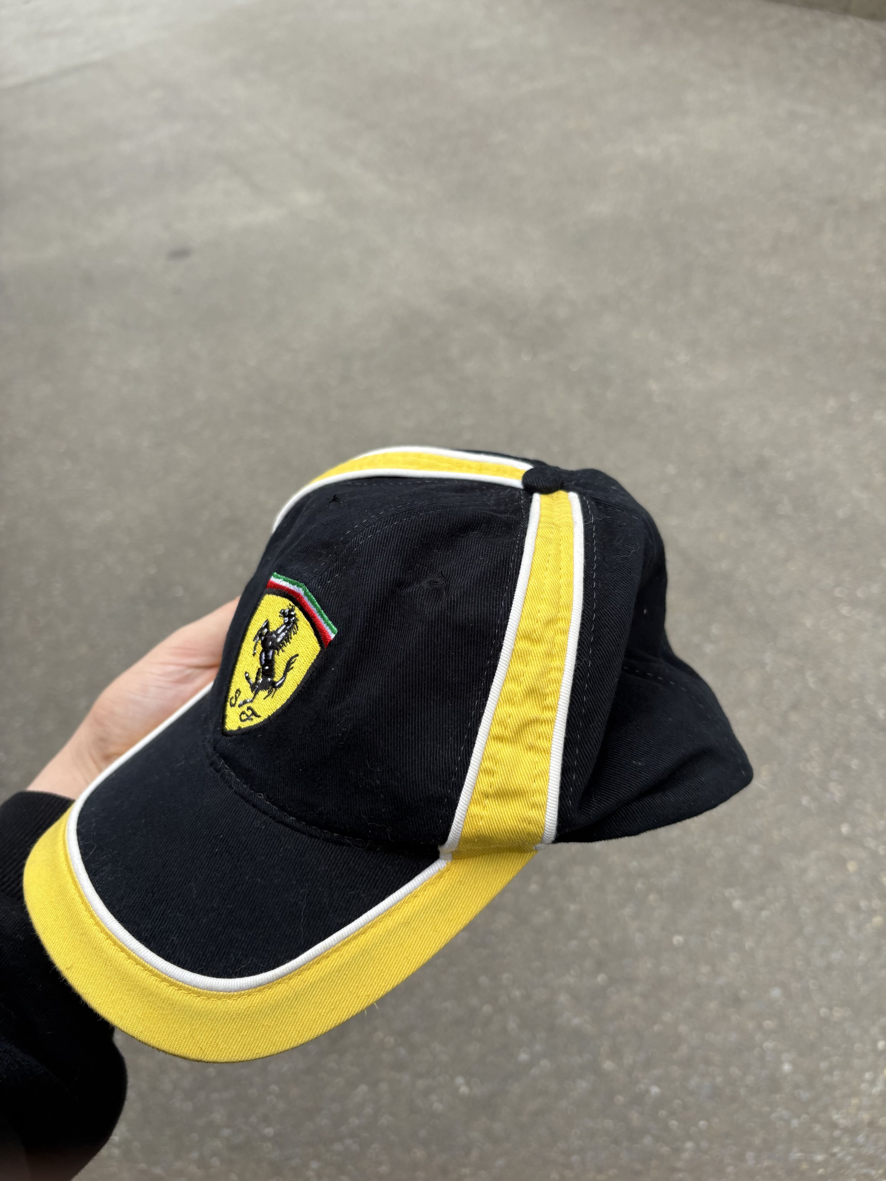 Ferrari × Formula 1 × Vintage Vintage Ferrari Racing Hat Cap F1 like BMW Honda Mercedes Size ONE SIZE - 3 Thumbnail