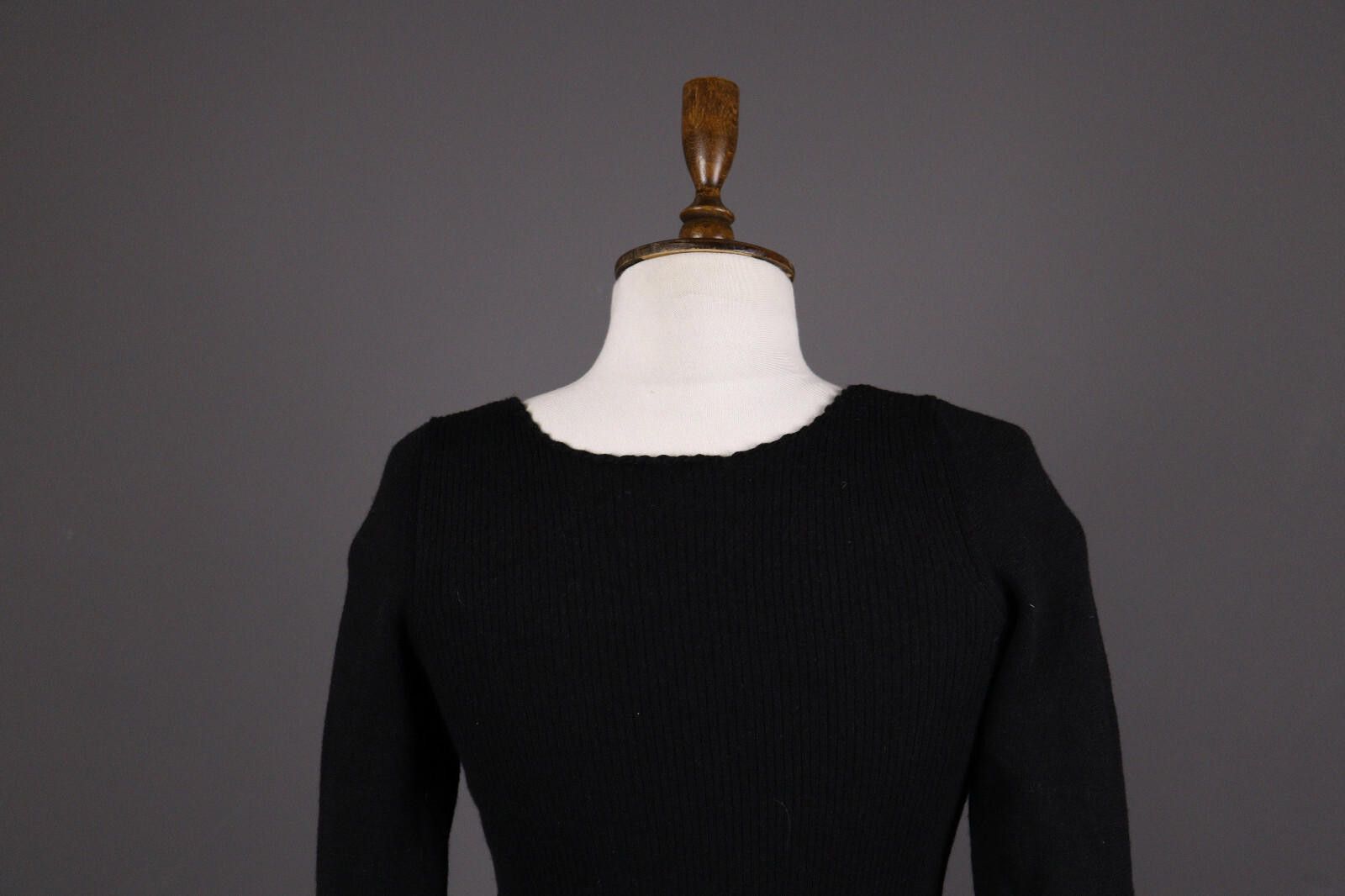 Transit Transit Par Such 400 Wool Black Tigh Knit Sweater Size 4 Size S / US 4 / IT 40 - 6 Thumbnail