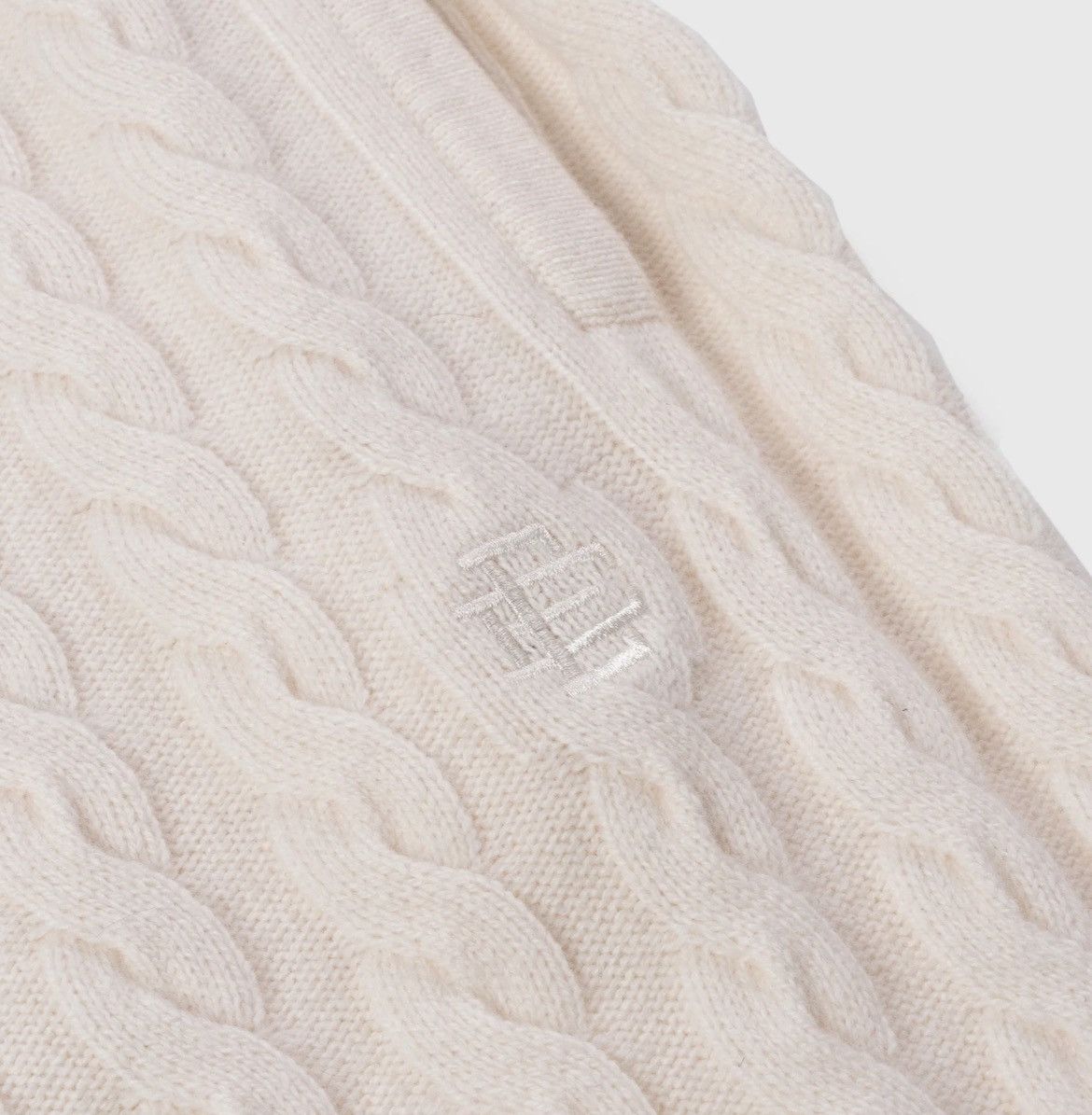 Eric Emanuel Eric Emanuel EE ivory white cable knit shorts large Size US 32 / EU 48 - 2 Thumbnail