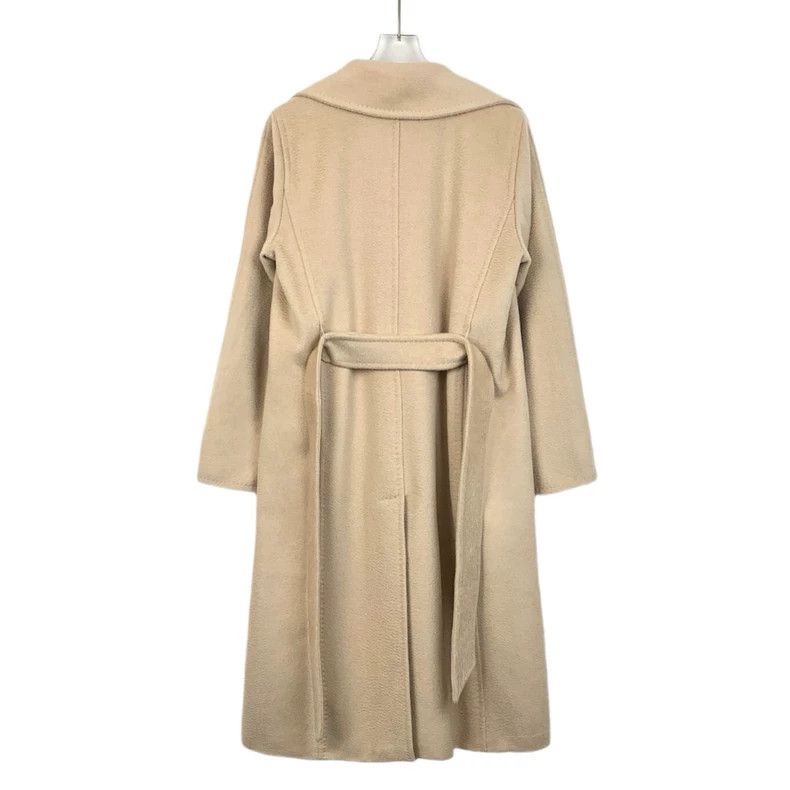 Max Mara Max Mara Brown Camel Fleece Lapel Belt Coat Size XXS / US 00 / IT 34 - 2 Thumbnail