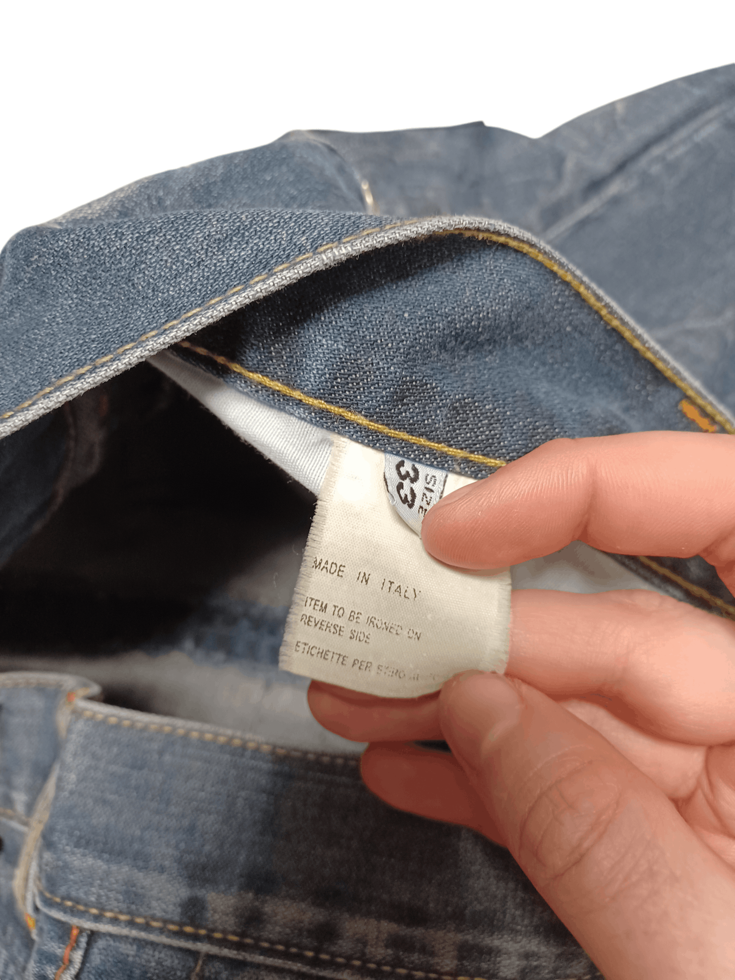 Dsquared2 DSQUARED2 MADE IN ITALY VINTAGE FIRE WASHED JEANS DENIM 33 Size US 33 - 6 Thumbnail
