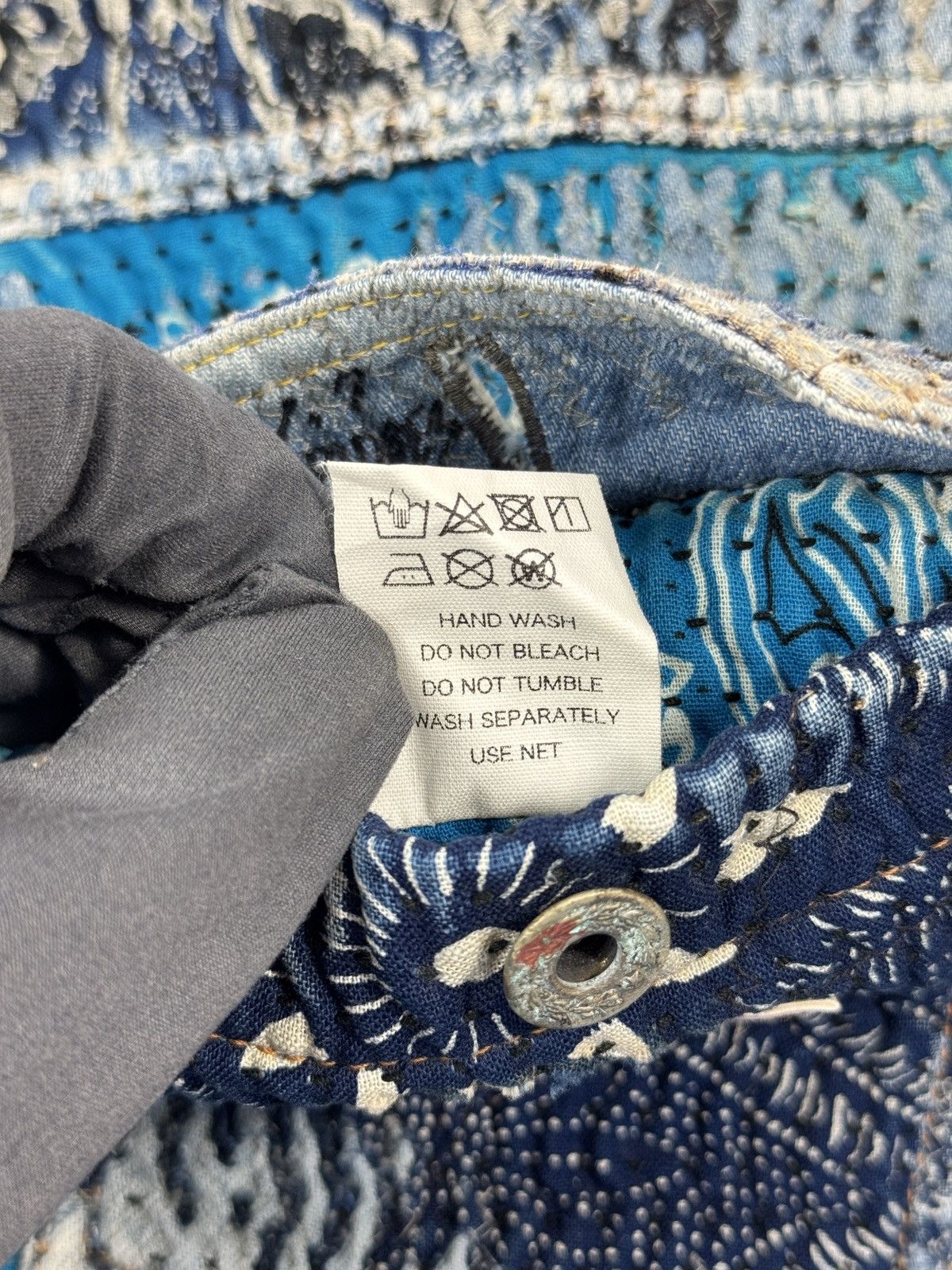 Proleta Re Art #781 BANDANA PRINT DENIM JACKET RRP $7,650 Size US M / EU 48-50 / 2 - 7 Thumbnail