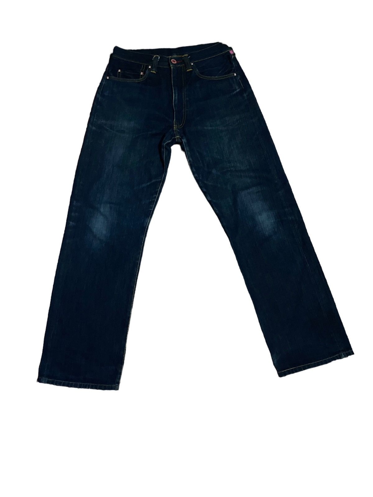 Designer × Japanese Brand × Vintage Cune Japan Distressed Rabbit Printed Denim Pants Size US 30 / EU 46 - 2 Thumbnail