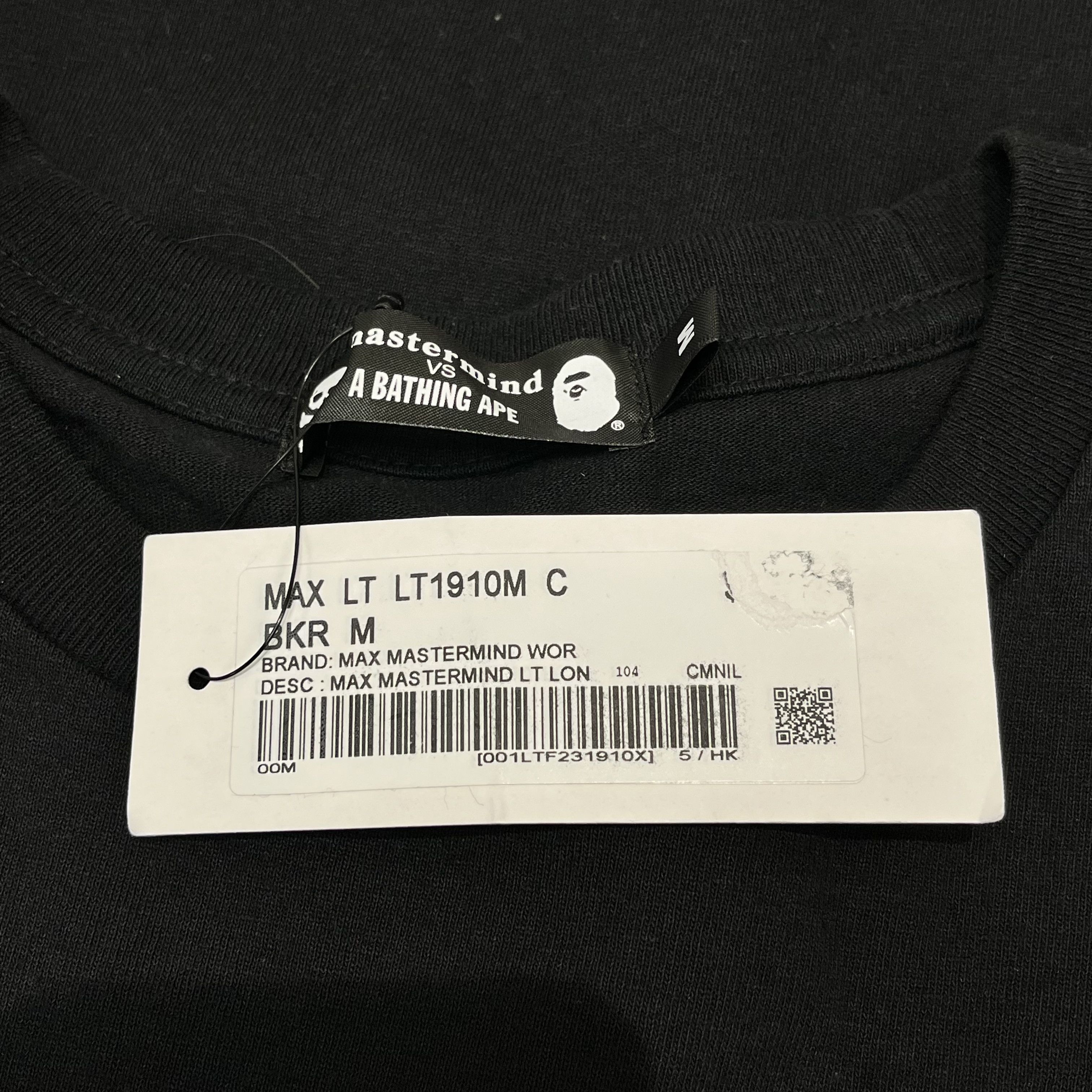 Bape × Mastermind Japan Bape x Mastermind Camo Logo Longsleeve Black Size US M / EU 48-50 / 2 - 6 Thumbnail