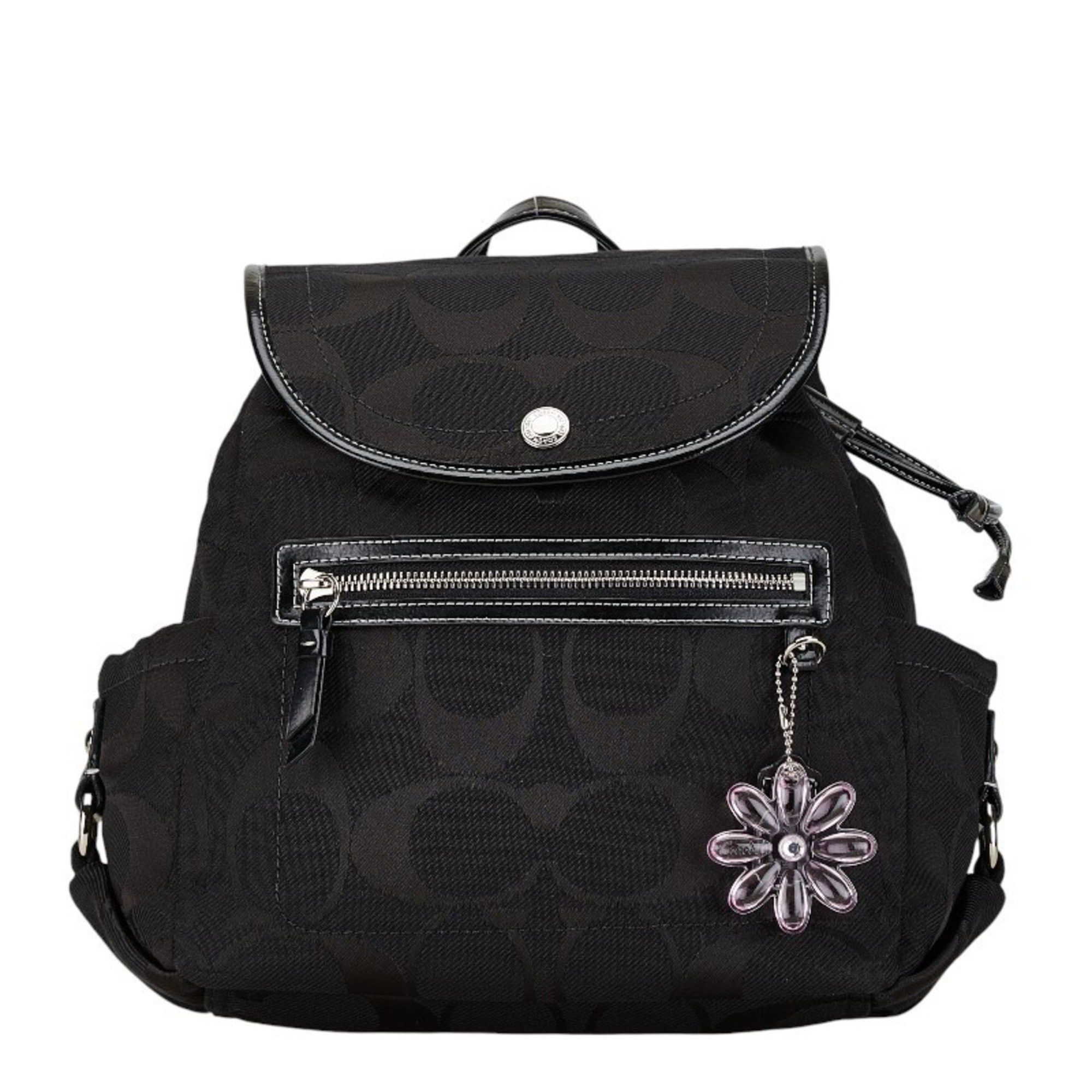 Coach Kyra orders Daisy Signature Print Black Backpack F16548