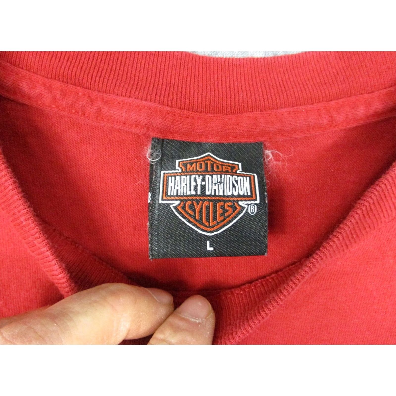 Harley Davidson VINTAGE Harley-Davidson Shirt Mens L Red Sleeveless Smoky Mountain Eagle Graphic Print Crew Neck T-Shirt Baggy? Size US L / EU 52-54 / 3 - 4 Thumbnail
