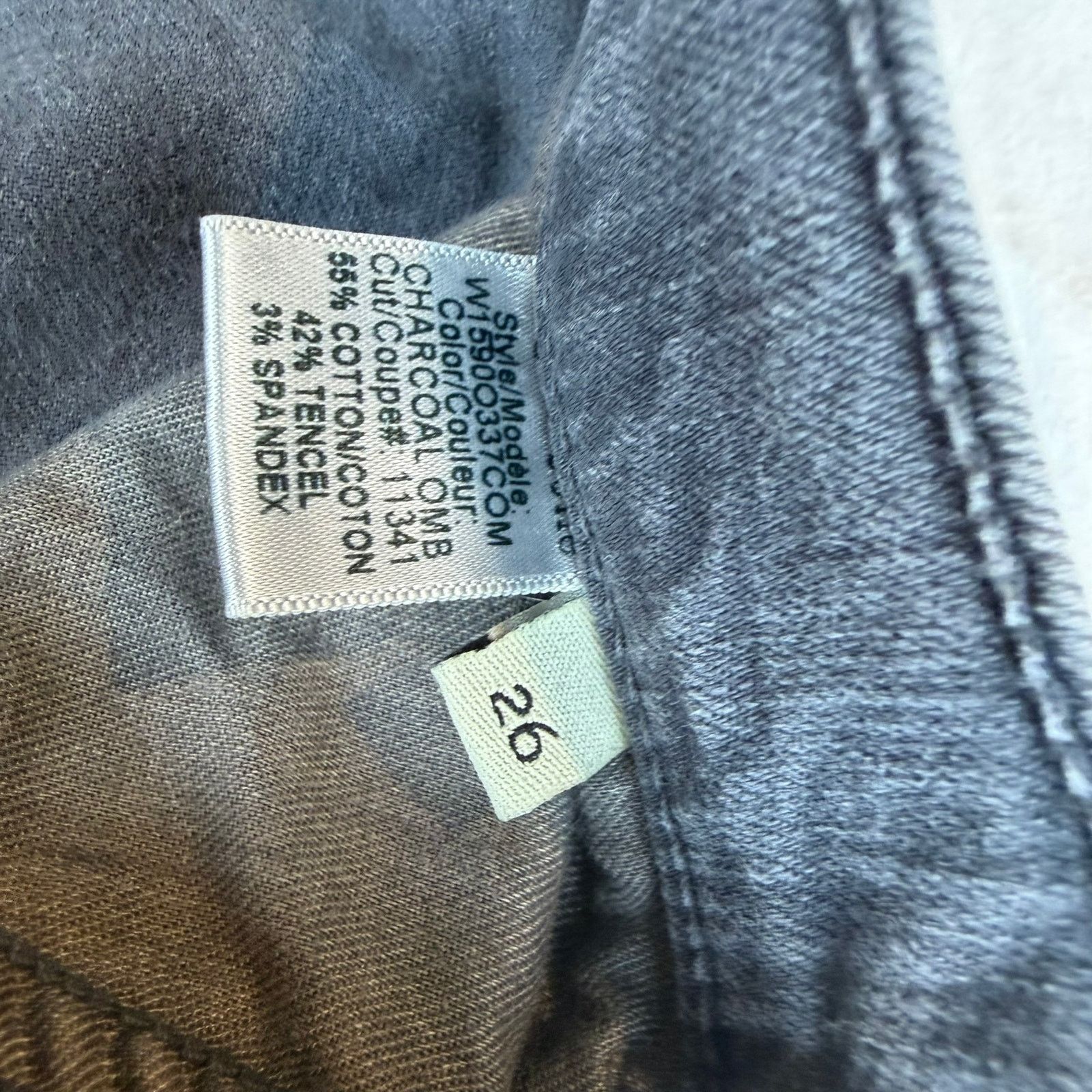 Rag & Bone Rag & Bone Skinny Jeans Size 26 Charcoal Ombre Size 26" / US 2 / IT 38 - 5 Thumbnail