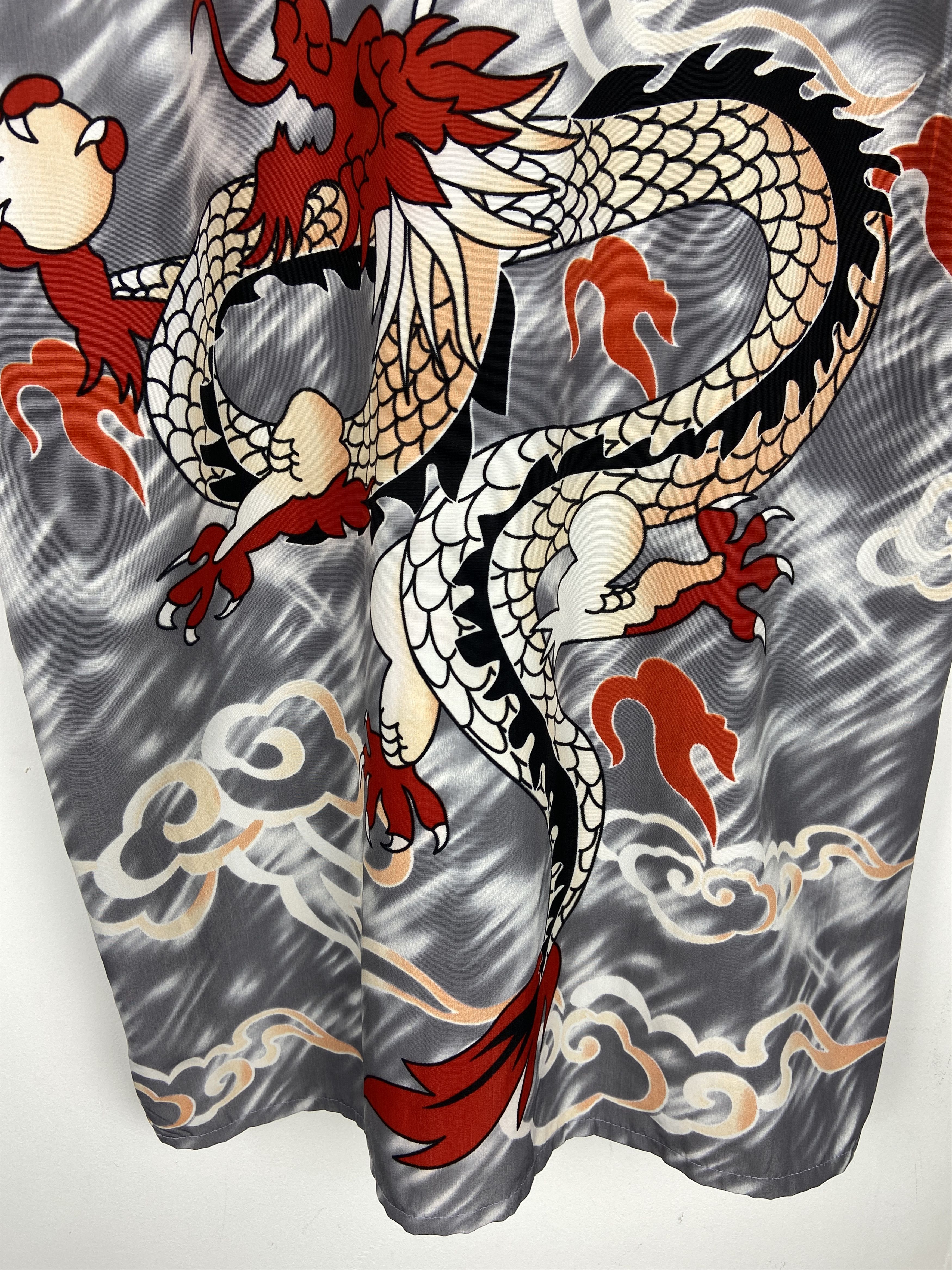 Japanese Brand Japanese Style Dragon Fly Button Up Short Sleeve Shirt Size US M / EU 48-50 / 2 - 11 Thumbnail