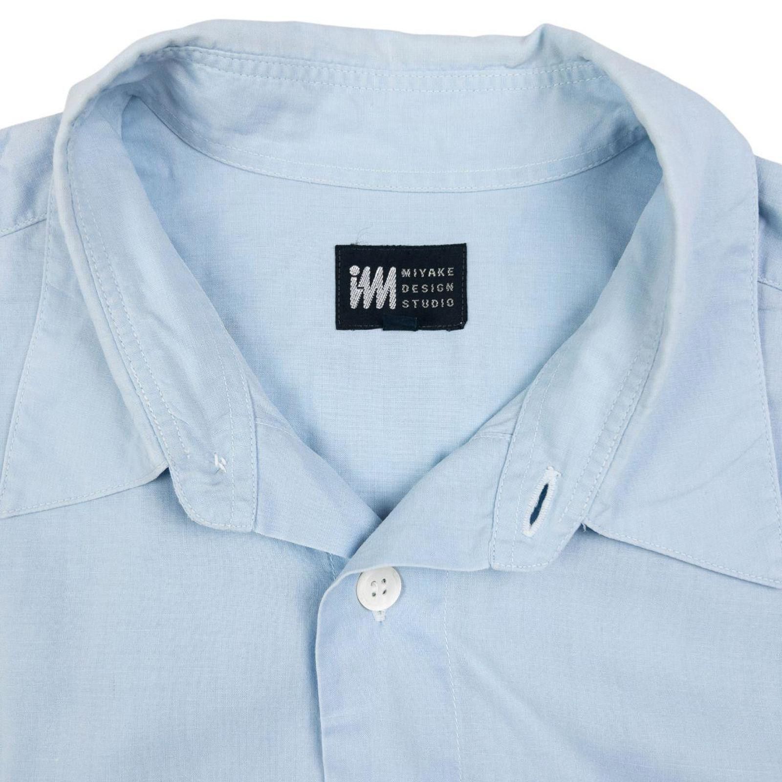 Issey Miyake Vintage Issey Miyake Short Sleeve Button Up Shirt Size M Size US M / EU 48-50 / 2 - 3 Thumbnail