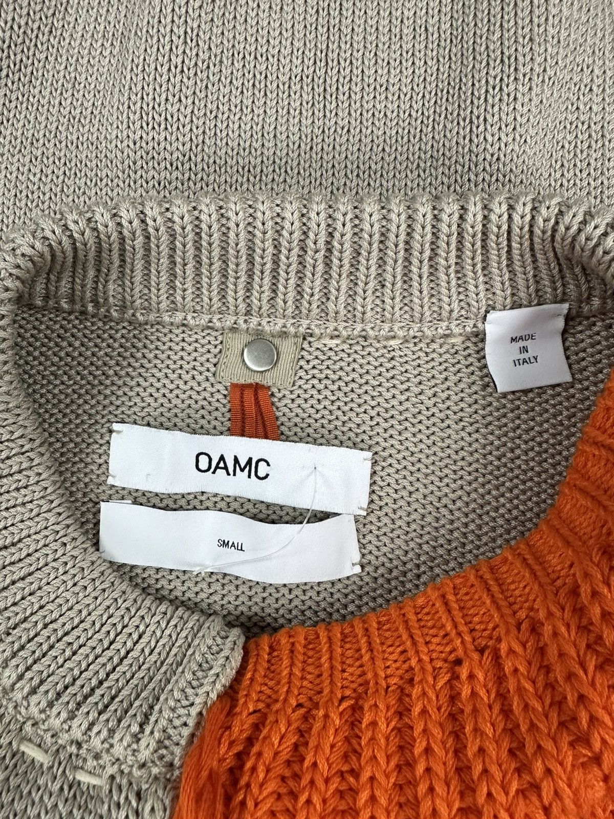OAMC OAMC Sweater Mens Oversized Multicolor Designer Flayed Knit Size US S / EU 44-46 / 1 - 9 Thumbnail