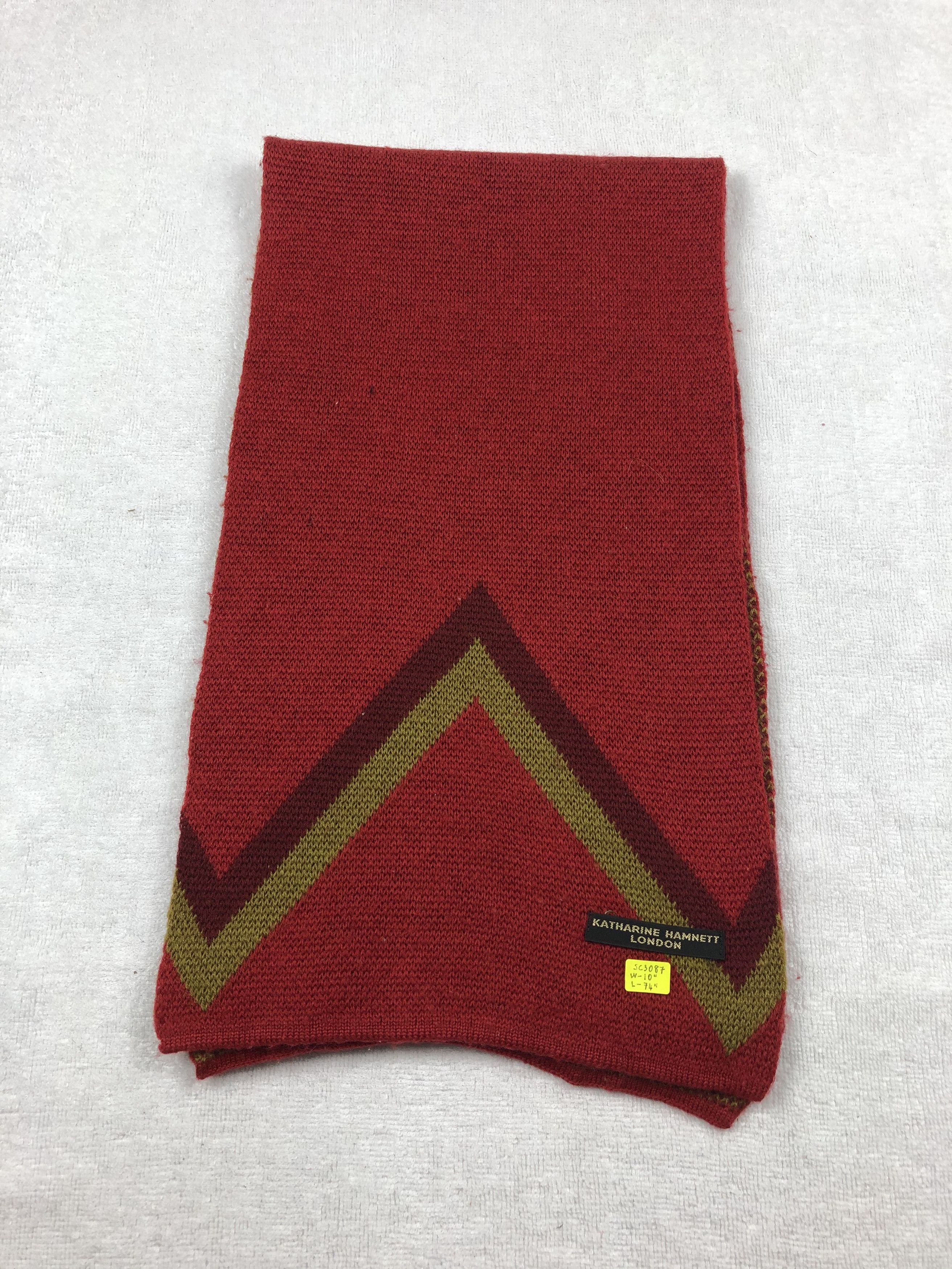 Katharine Hamnett London × Vintage Katharine Hamnett Scarf / Muffler / Neckwear Size ONE SIZE - 3 Thumbnail