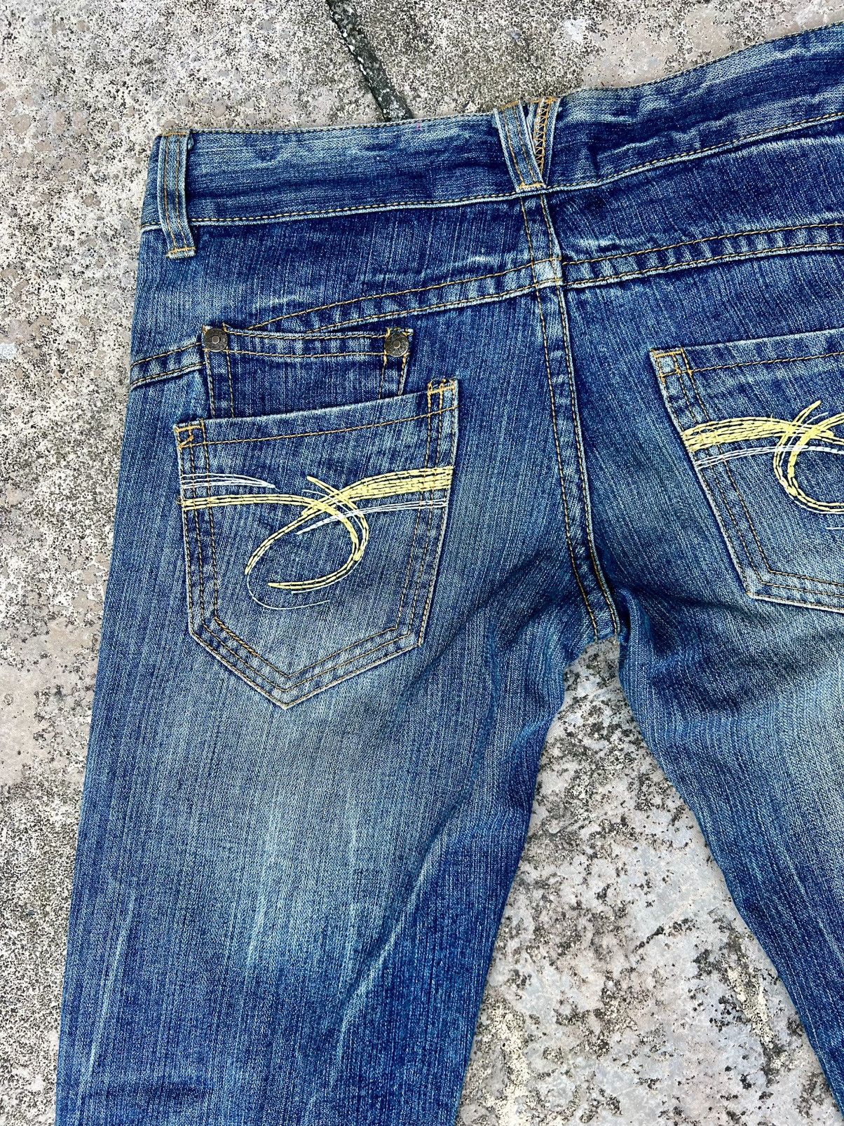 Japanese Brand × Vintage VINTAGE COME STAI? UPPEAT SMOKE FLARED DENIM Size US 30 / EU 46 - 12 Thumbnail