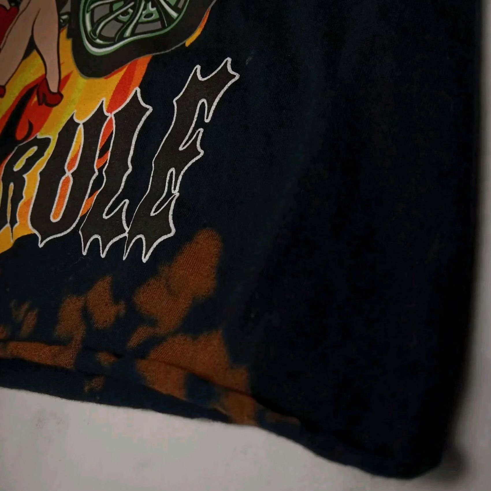 Born Betty Boop Born To Rule Black Motorcycle Shirt M Cropped Size M / US 6-8 / IT 42-44 - 4 Thumbnail