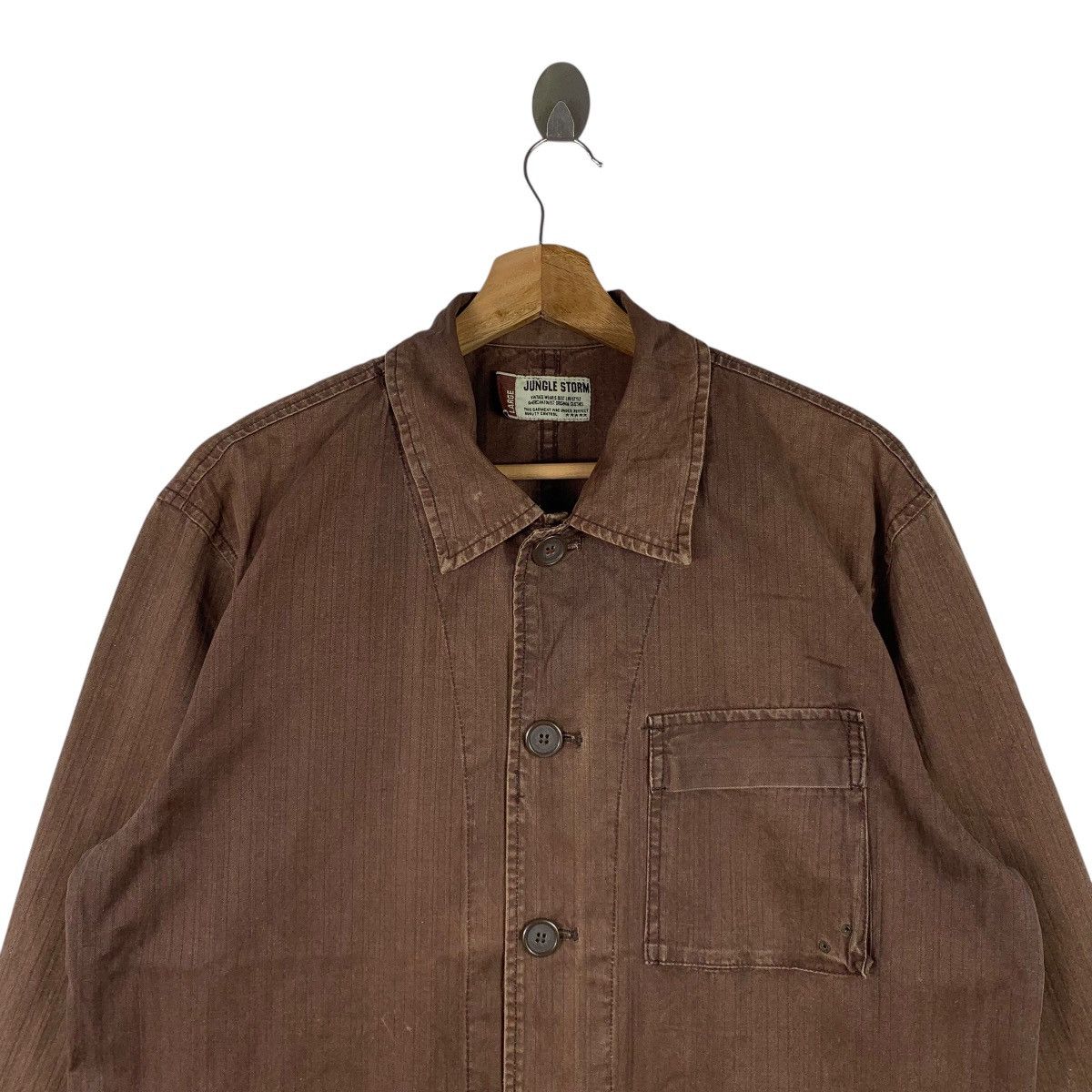 Japanese Brand × Jungles JUNGLE STORM Japanese Brand Casualwear Single Jacket Sweater Size US L / EU 52-54 / 3 - 3 Thumbnail