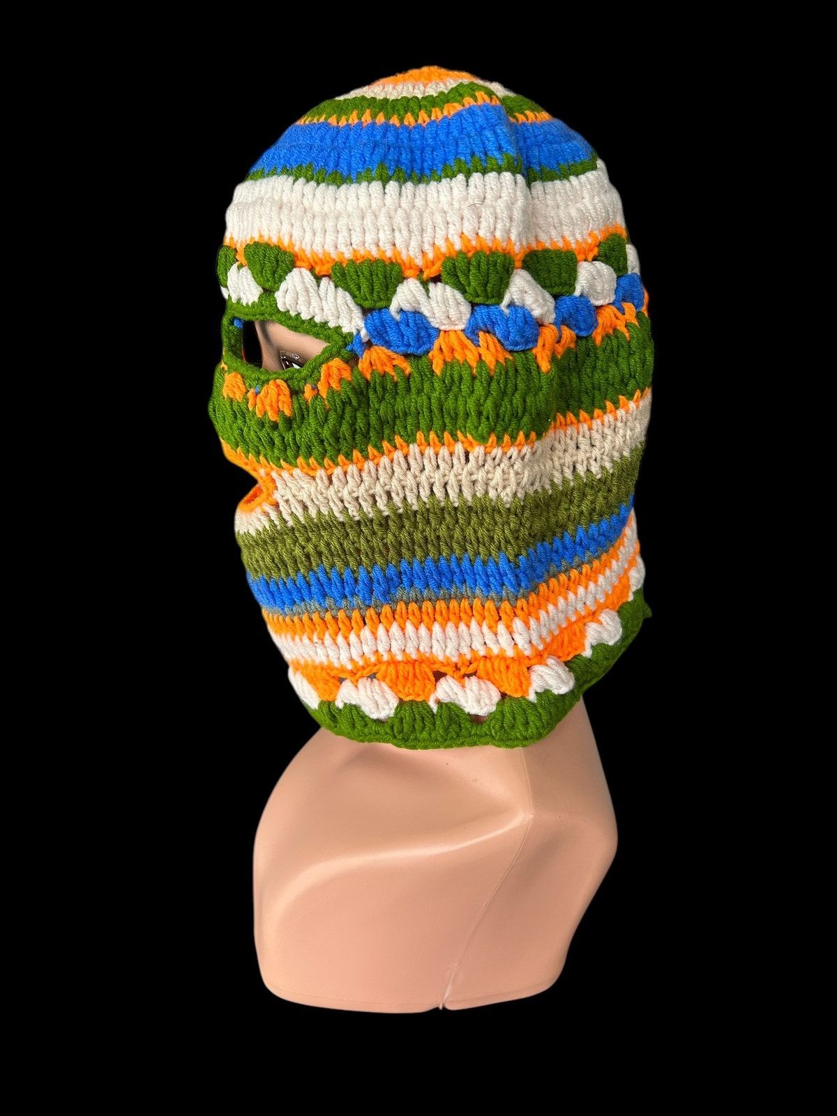 Kapital Balaclava Masked Crochet Knitted Handmade Rare Size ONE SIZE - 2 Thumbnail