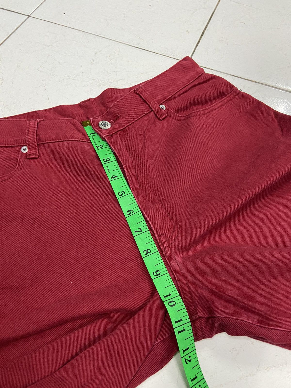 Japanese Brand MELLOWBOB INPRESSIONIST FASHION RED JEANS Size US 28 / EU 44 - 12 Thumbnail