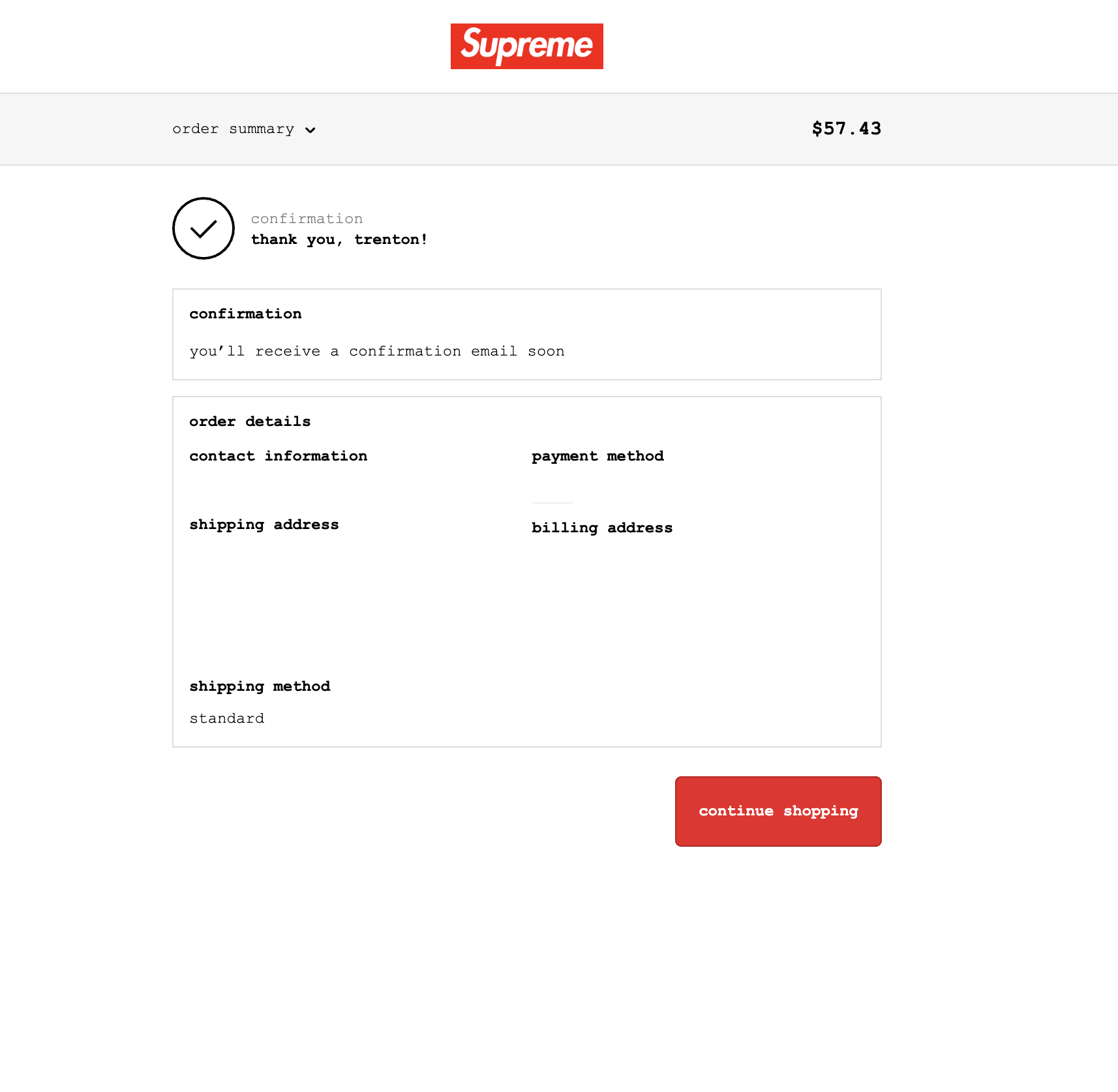 Supreme Arabic Logo Tee- Navy Size US L / EU 52-54 / 3 - 3 Thumbnail