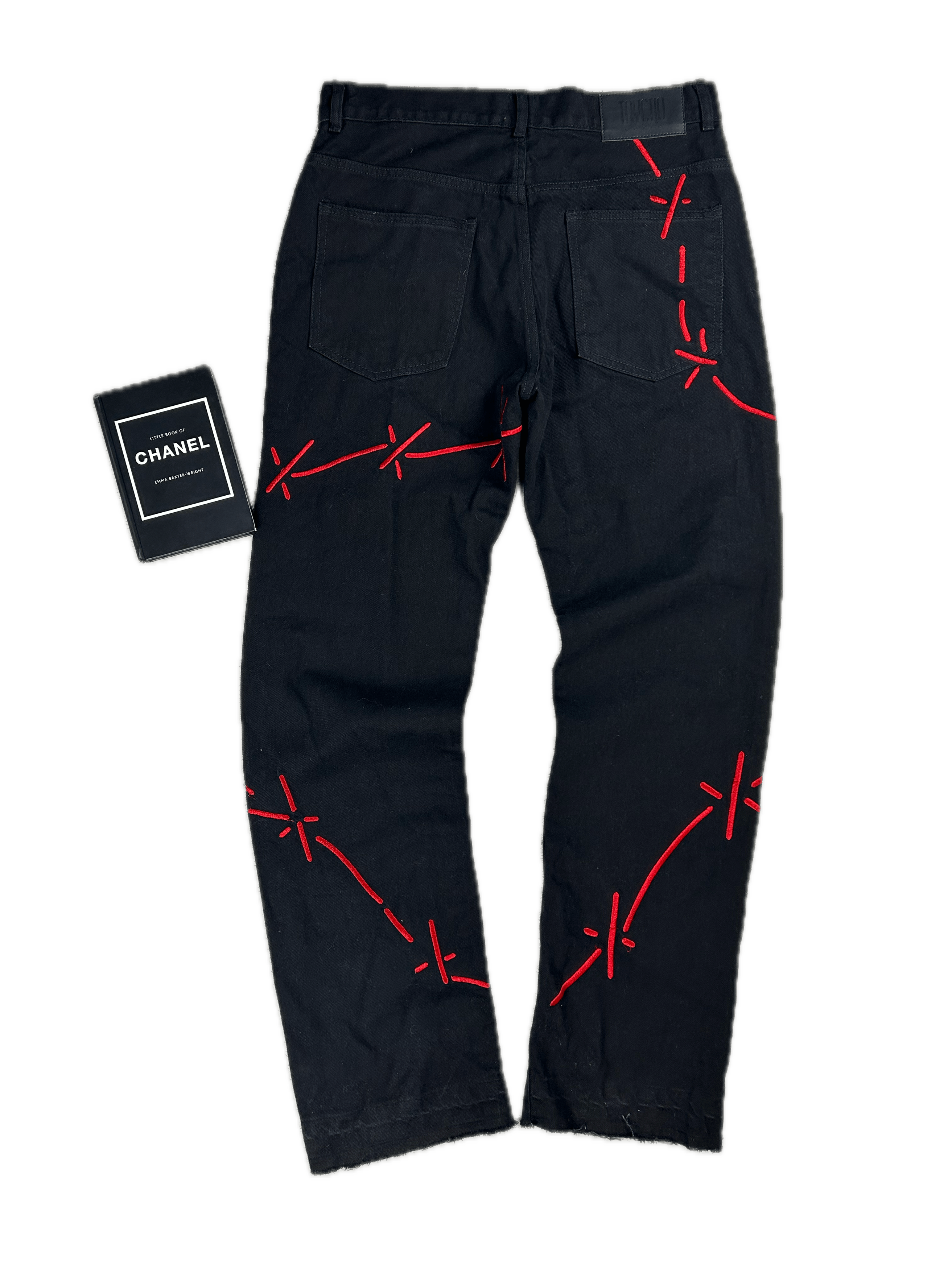 パンツ AFB REPAIRED STUDDED BAGGY PANTS afb REPAIRED STUDDED BAGGY PANTS