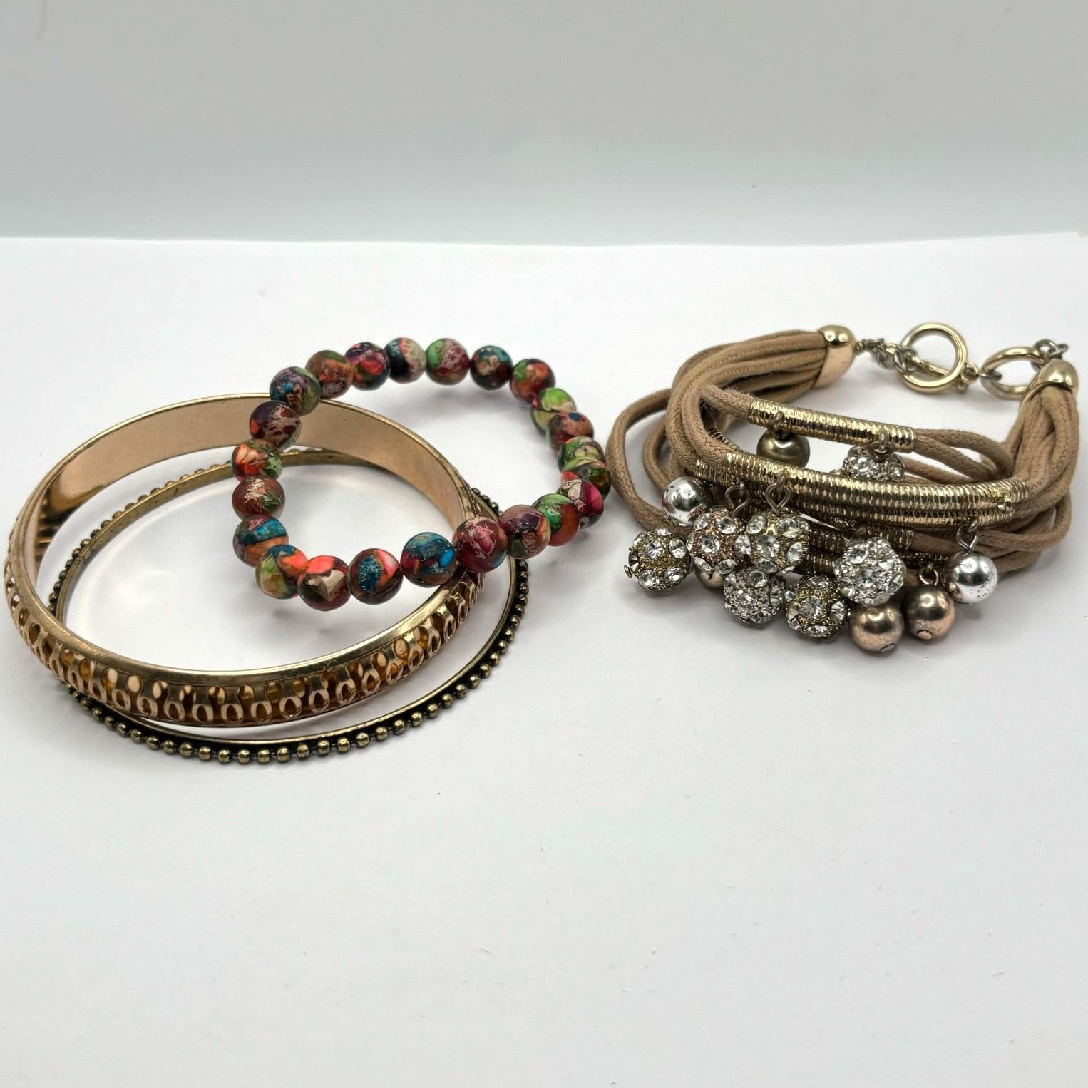 Other Gold & Green Beaded Bracelet Bundle Size ONE SIZE - 2 Thumbnail
