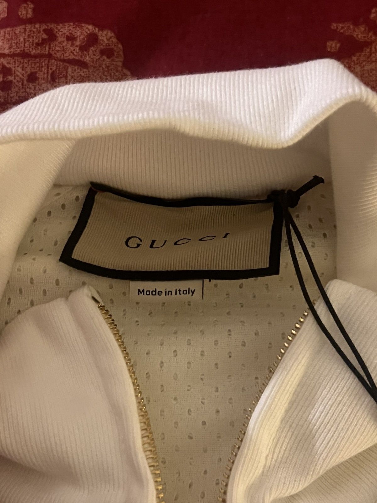 Gucci Gucci Web Stripe Trim Track Zip Up Jacket XXL!! Brand New!! Size US XXL / EU 58 / 5 - 13 Thumbnail