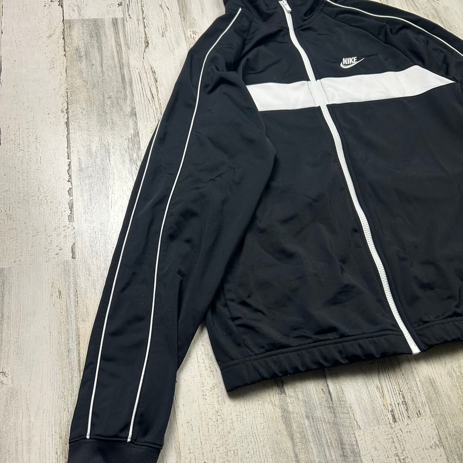 Nike Nike Sportswear Full Zip Black Track Jacket Size US L / EU 52-54 / 3 - 3 Thumbnail