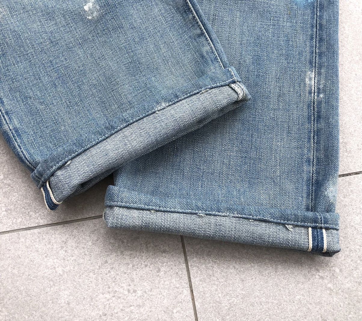 Levi's Vintage Clothing Vintage Levis 501 BigE Selvedge Redline Patchwork Denim Pant Size US 36 / EU 52 - 11 Thumbnail