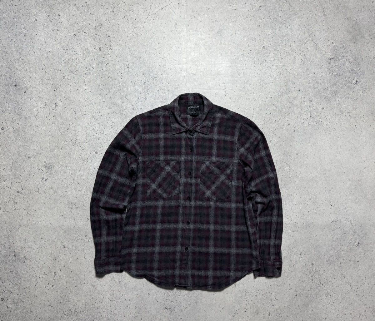 Stussy Stussy Vintage Flannel Shirt Big Logo Size S Size US S / EU 44-46 / 1 - 2 Thumbnail