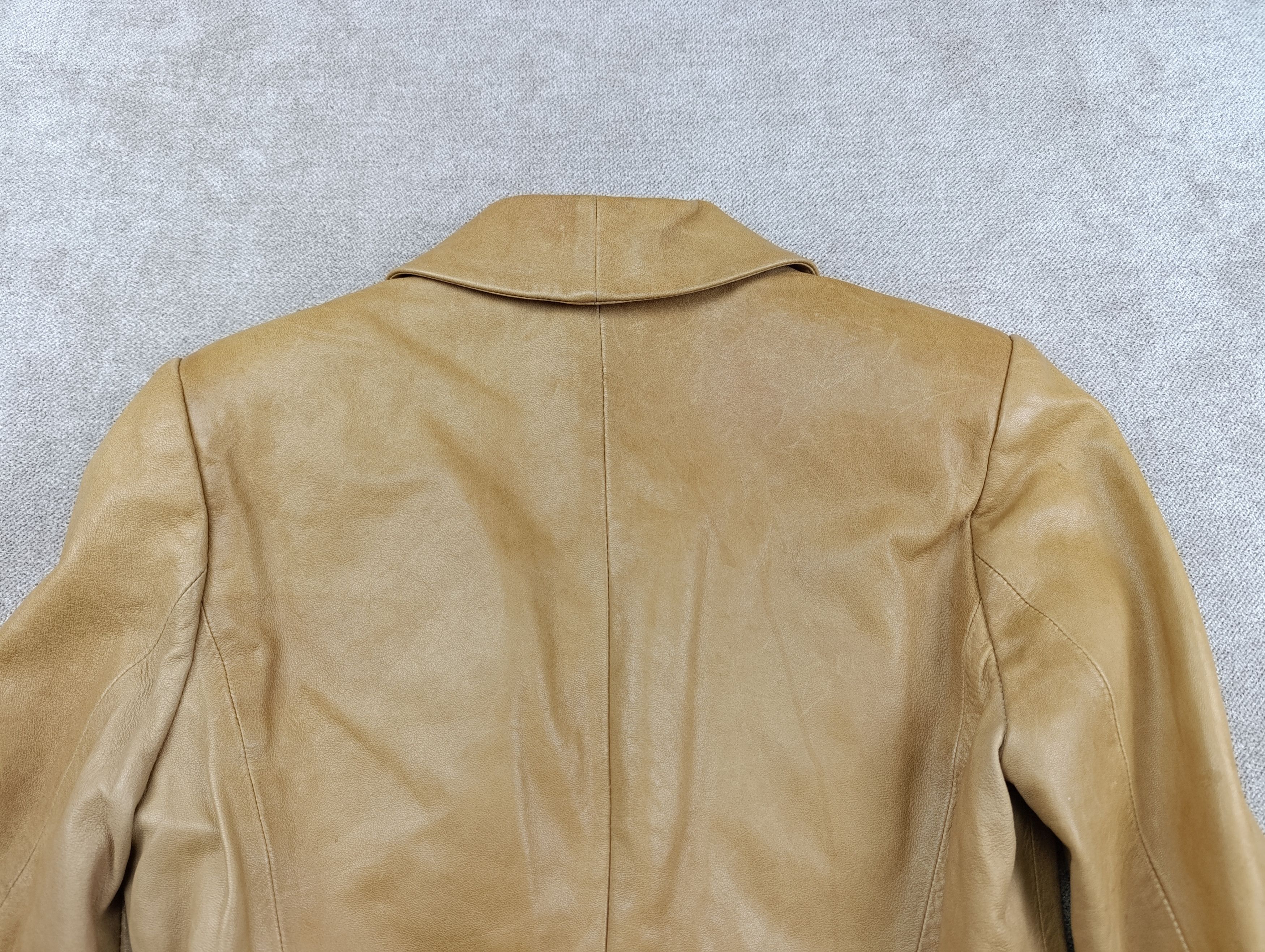Alexander McQueen McQ Alexander McQueen Lamb Leather Blazer Jacket Size IT 40 Size S / US 4 / IT 40 - 16 Thumbnail