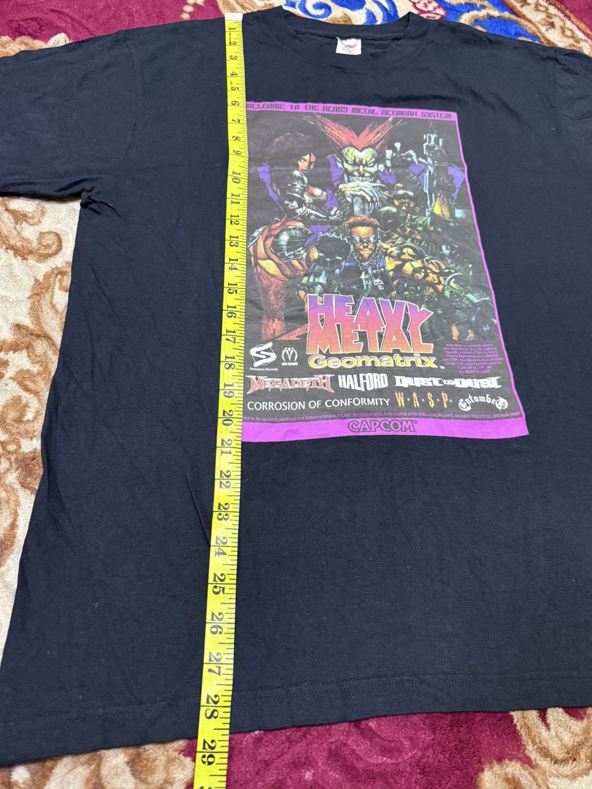 Band Tees Vintage Heavy Metal Geomatrix by Capcom Size US L / EU 52-54 / 3 - 8 Thumbnail