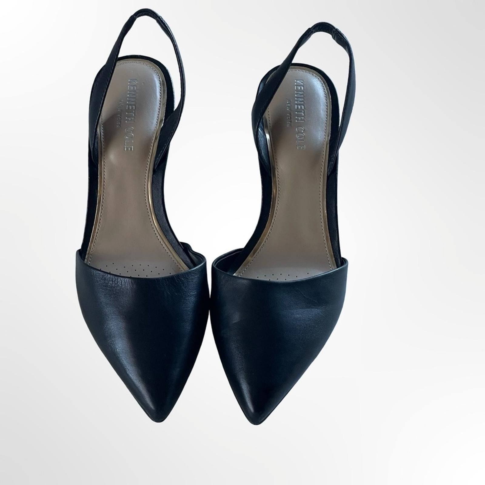Kenneth Cole Kenneth Cole Black Slingback Heels NWOT in size 8 Size US 8 / IT 38 - 2 Thumbnail