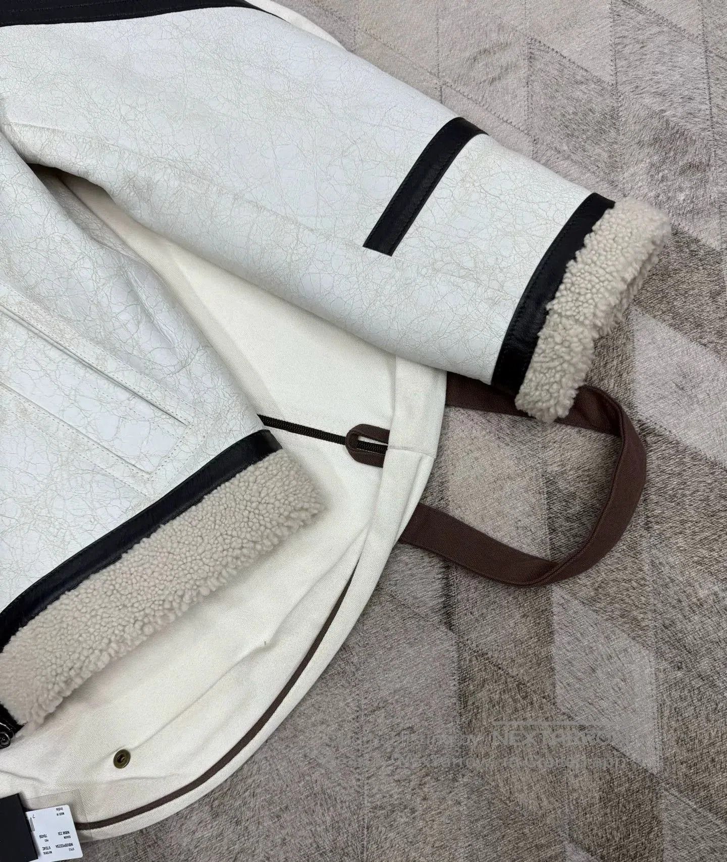 Neil Barrett Neil Barrett Color Block Shearling Jacket. Size US M / EU 48-50 / 2 - 8 Thumbnail