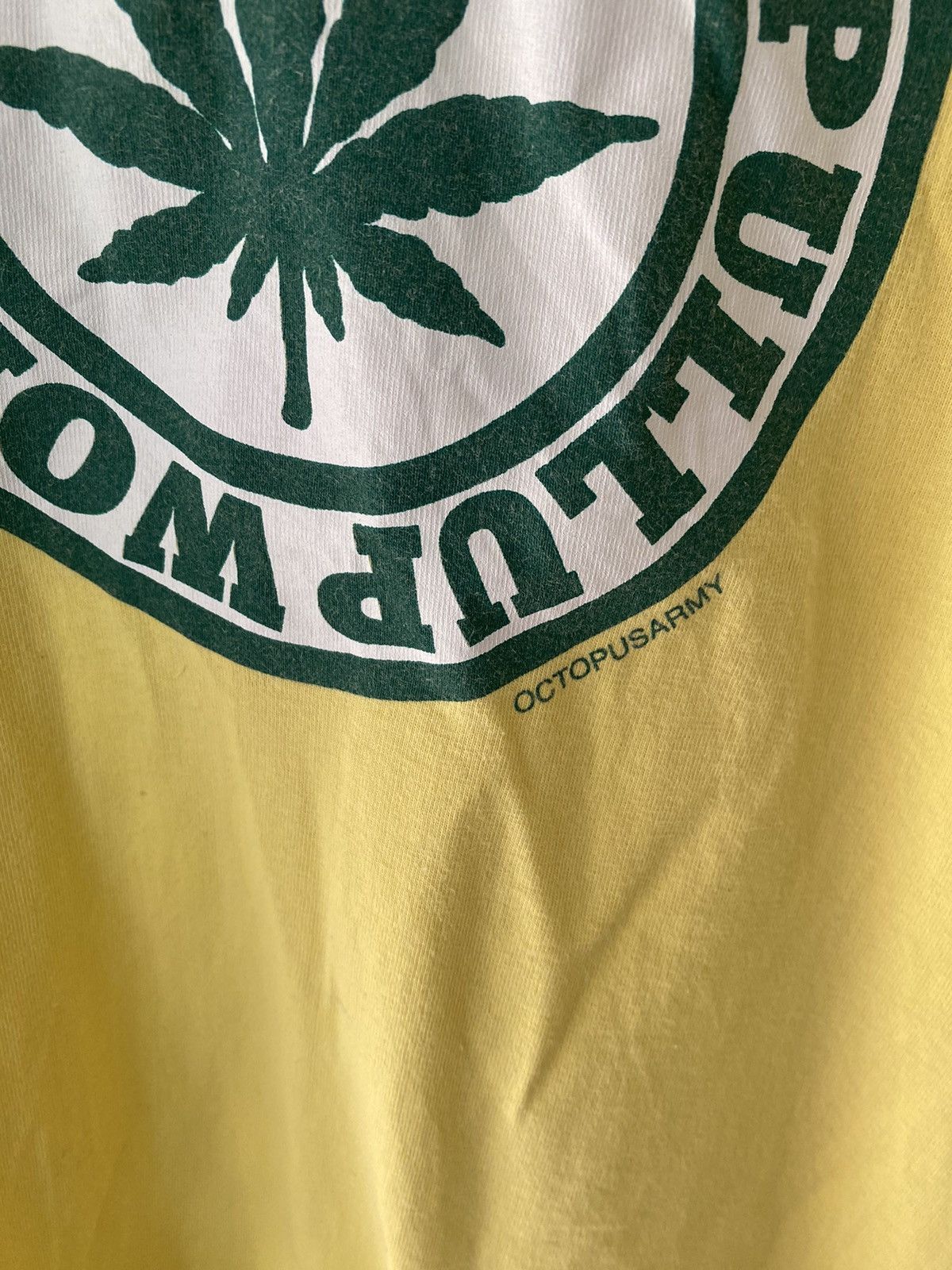 Swagger 1990s Octopus Army Japan Cannabis Pullup work tee Size US M / EU 48-50 / 2 - 5 Thumbnail