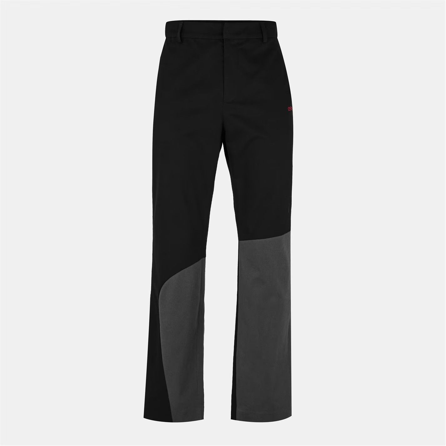 Off-White o1g2r1mq0226 Slim Fit Trousers In Black/Grey Size US 36 / EU 52 - 1 Thumbnail