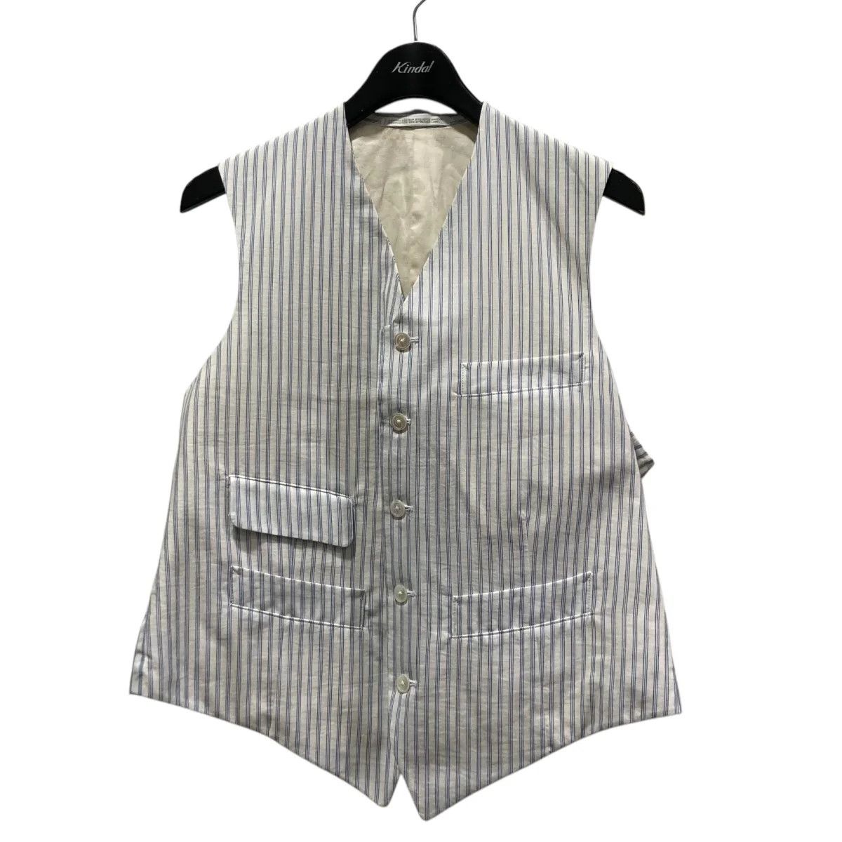 Yohji Yamamoto Yohji Yamamoto pour homme 16SS striped vest Size US L / EU 52-54 / 3 - 1 Thumbnail
