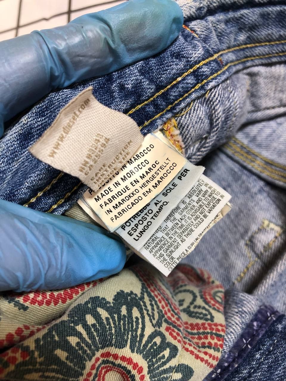 Diesel Diesel Jeans Mens Braddo Denim Straight Distressed Size US 30 / EU 46 - 12 Thumbnail