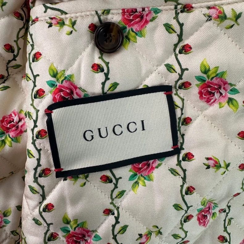 Gucci GucciSS23 Letter Printed Single-breasted Denim Jacket 2503- Size US XXS / EU 40 - 5 Thumbnail