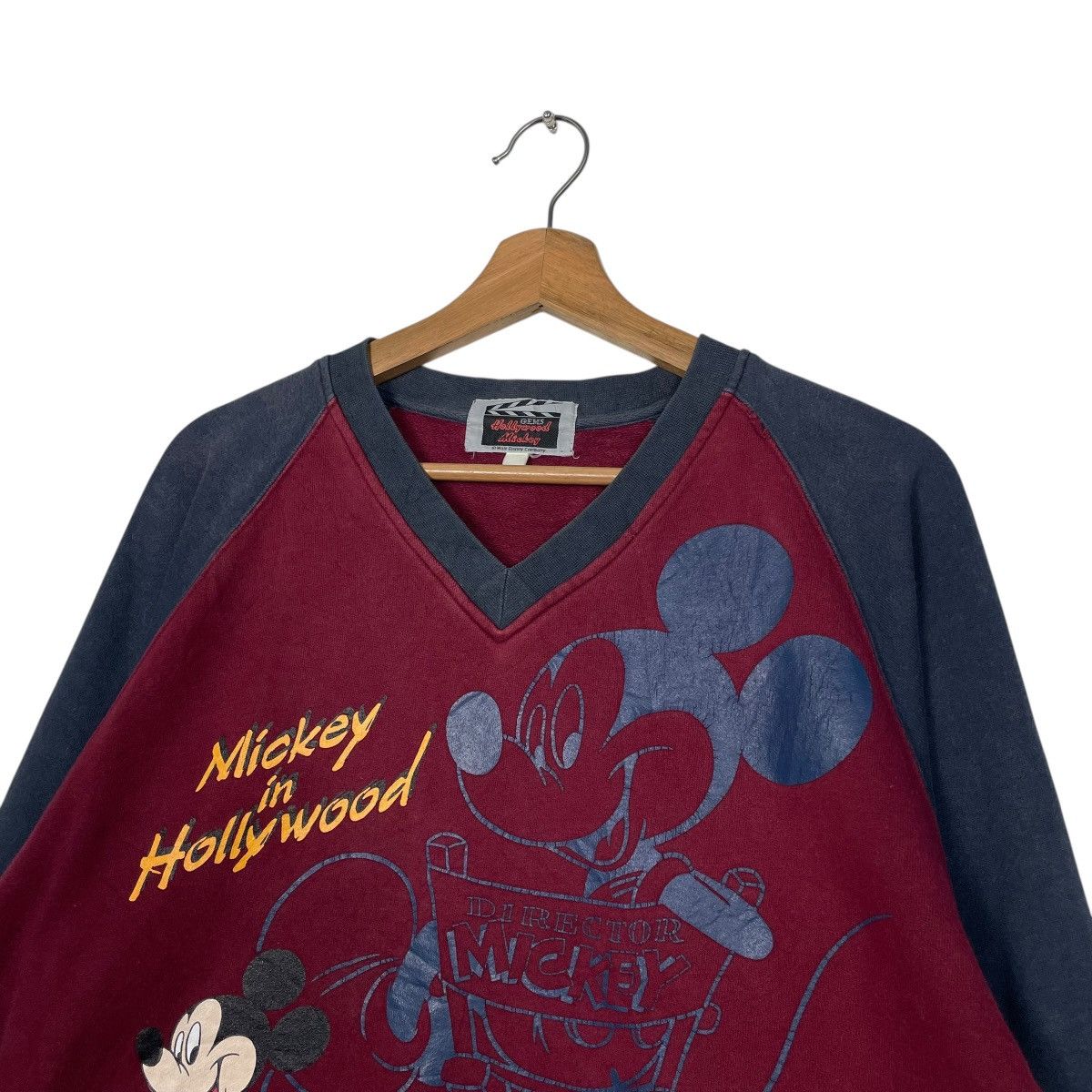 Disney Disney Mickey In Hollywood V-neck Sweatshirt Size US M / EU 48-50 / 2 - 7 Thumbnail