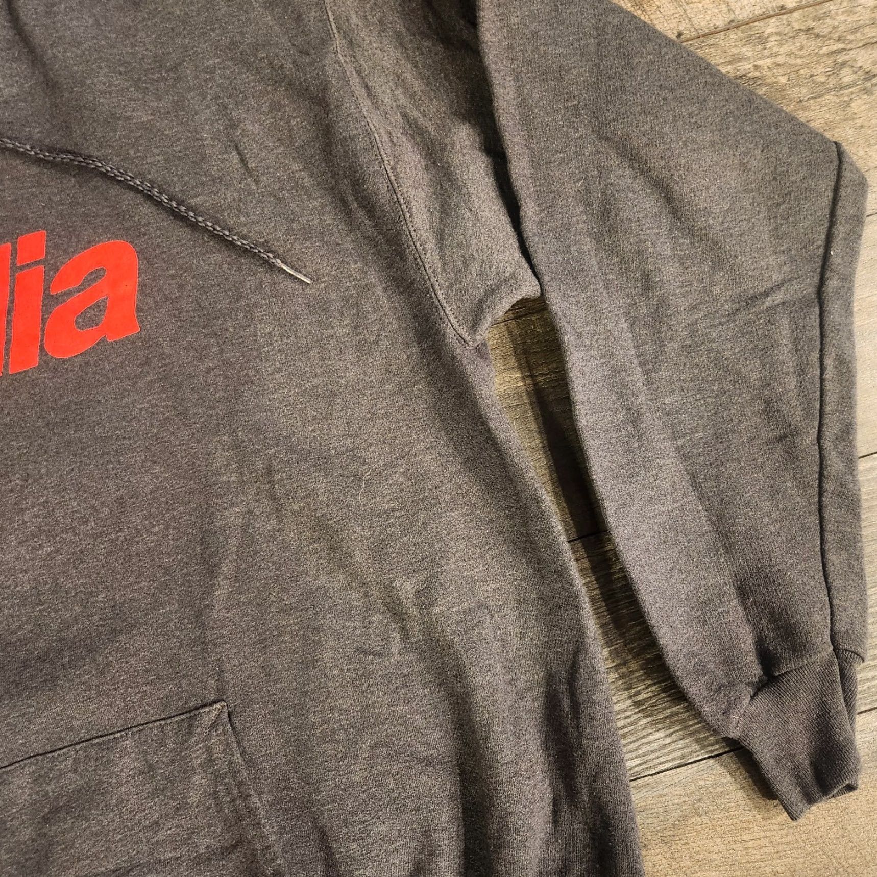 Hanes Aprilia Racing Motorcycle Hoodie Mens Large Gray Size US L / EU 52-54 / 3 - 6 Thumbnail