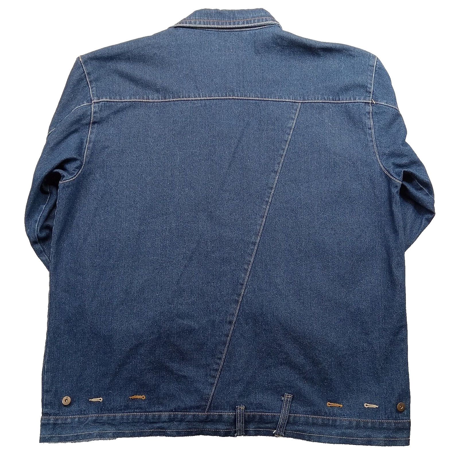 & Other Stories Godbody Jean Jacket Men's 3XL Streetwear Blue Denim Size US XXL / EU 58 / 5 - 4 Thumbnail