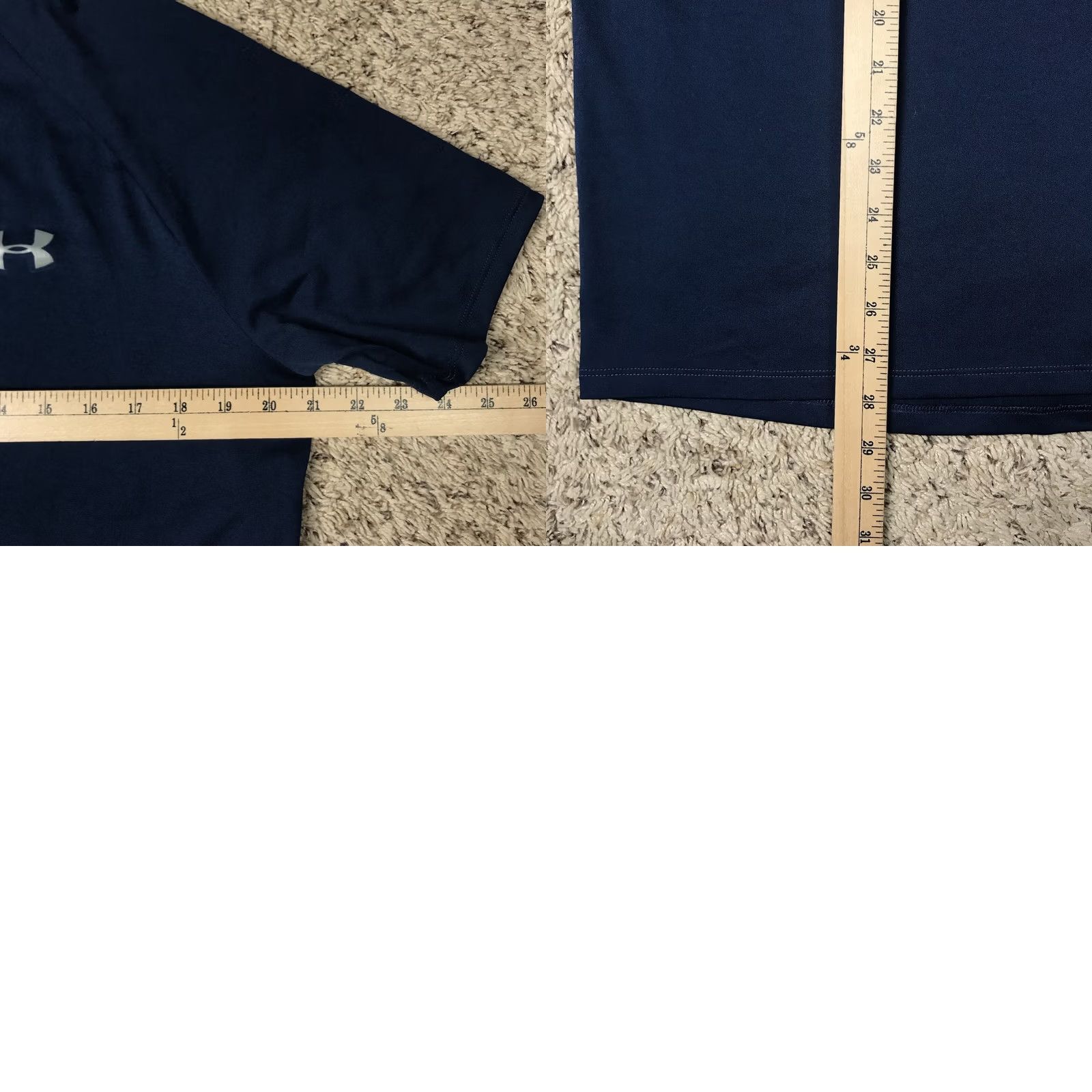 Under Armour Under Armour The Tech Tee Activewear T-Shirt Mens Medium Breathable Lightweight Stretch Blue Logo Short Sleeve Crew Neck Tee Size US M / EU 48-50 / 2 - 8 Thumbnail