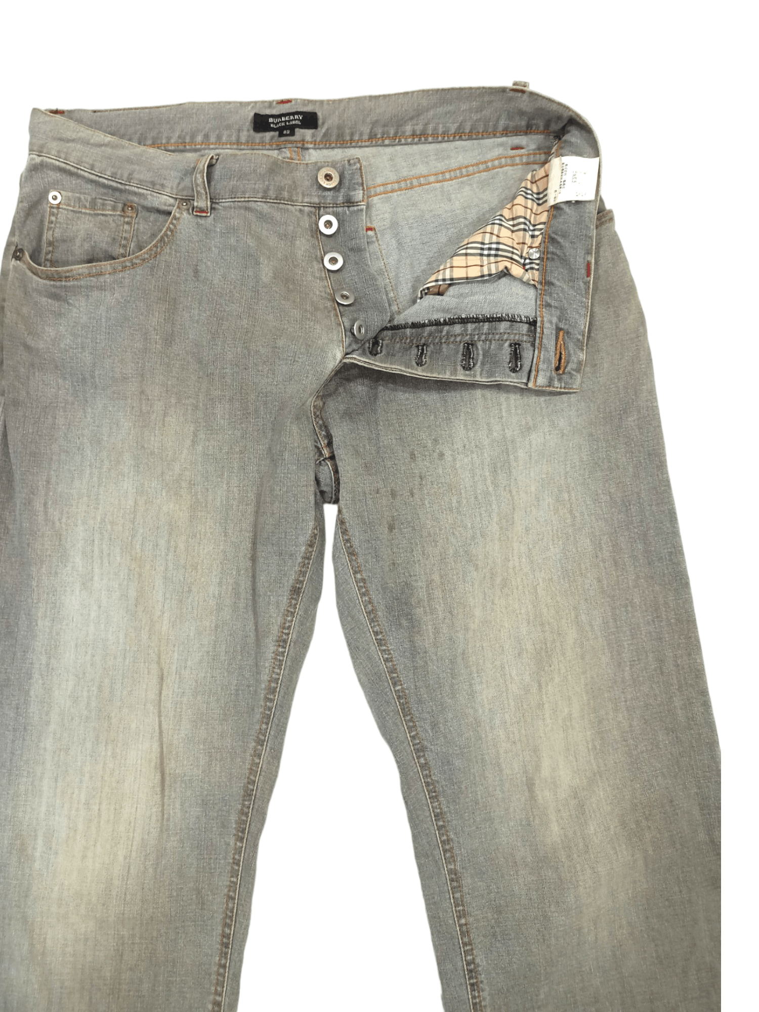 Burberry Vintage Burberry Black Label Faded Grey Denim Size US 32 / EU 48 - 6 Thumbnail