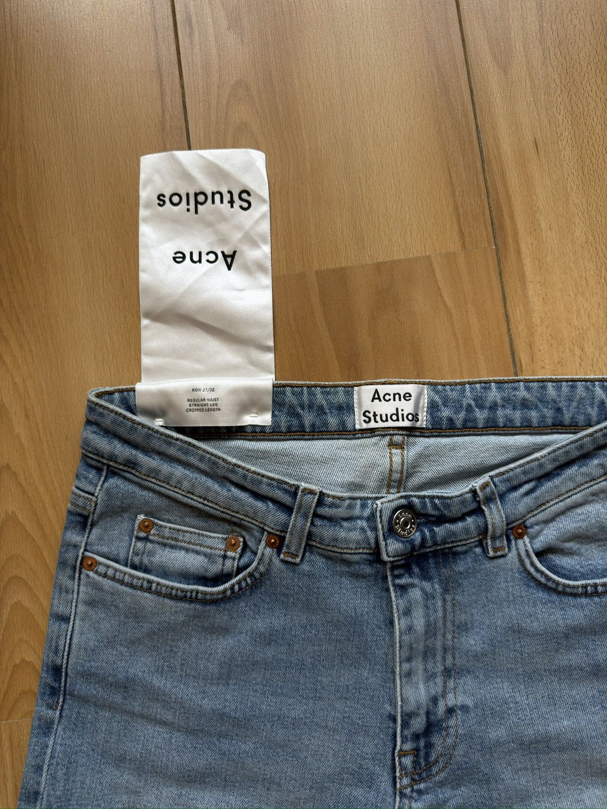 Acne Studios Acne studios blue pants jeans Size US 27 - 2 Thumbnail