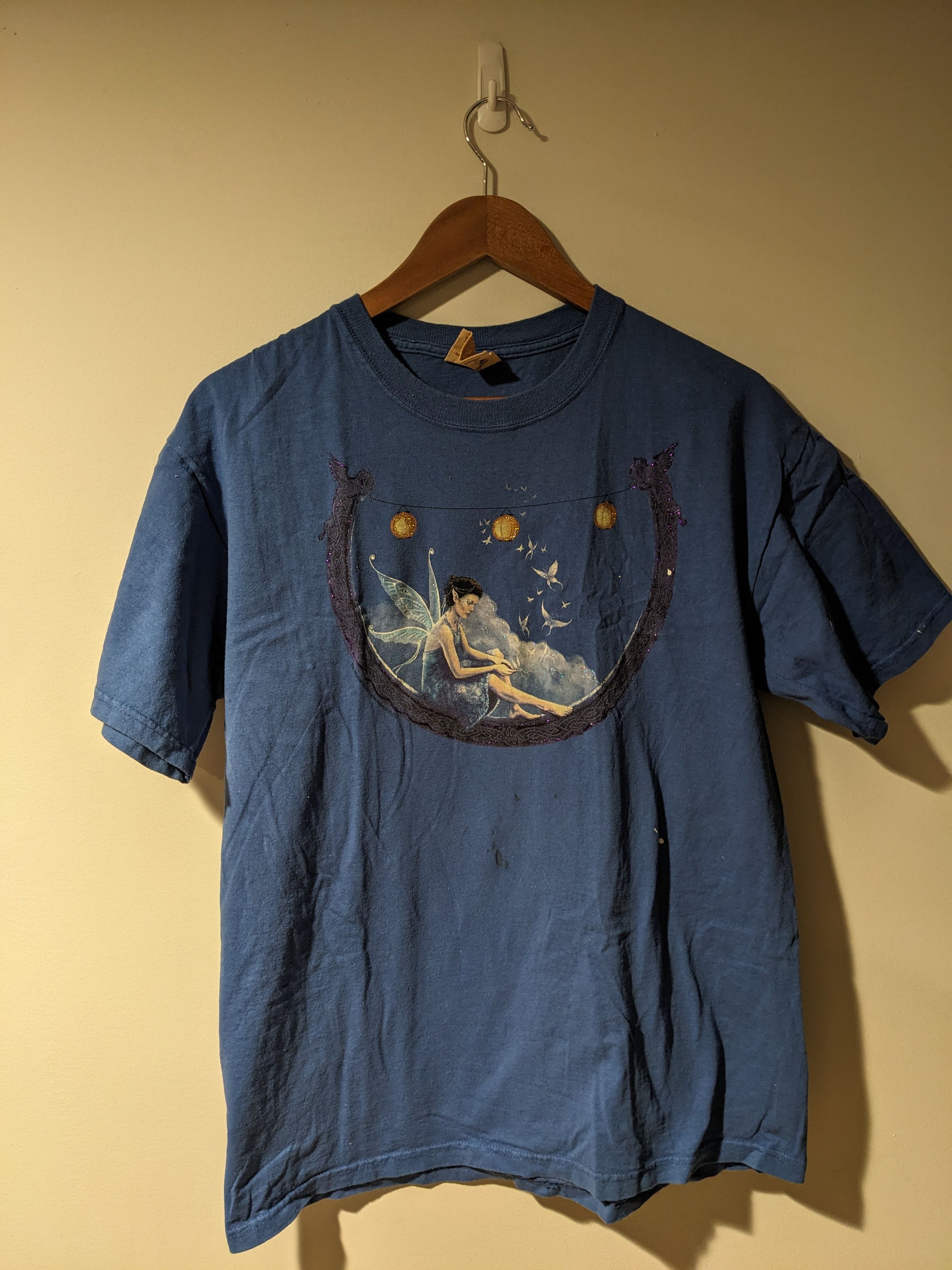 The Mountain × Vintage Vintage The Mountain Fairy Moon Star Blue Medium T-Shirt Size US M / EU 48-50 / 2 - 1 Thumbnail