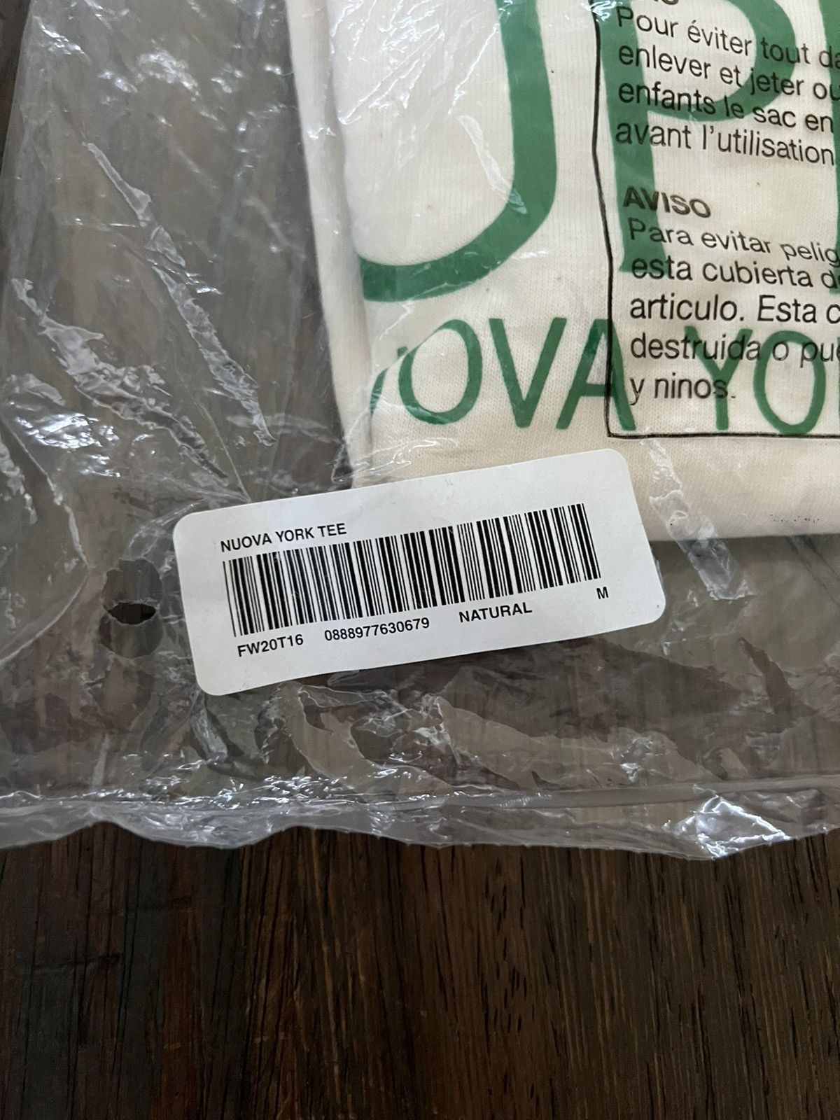 Supreme Supreme Nuova York Tee Size US M / EU 48-50 / 2 - 3 Thumbnail