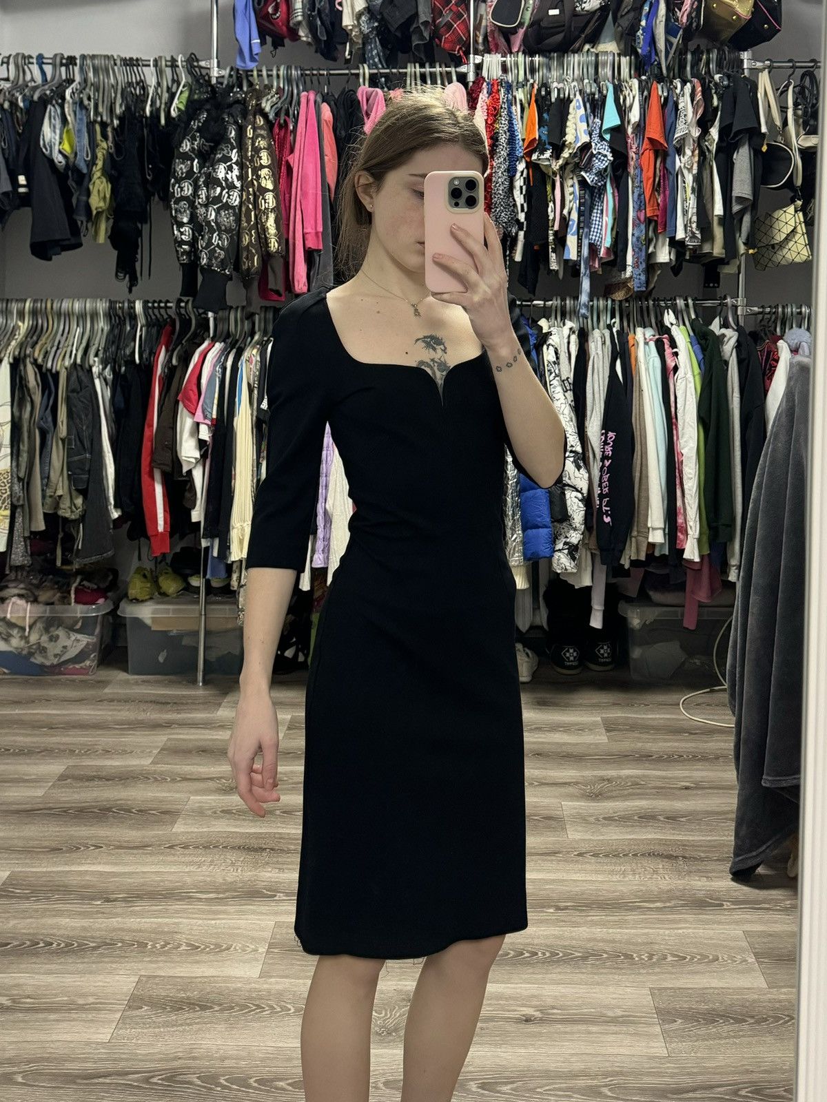 Just Cavalli ROBERTO CAVALLI CORSET CLASSIC BLACK DRESS Size S / US 4 / IT 40 - 7 Thumbnail