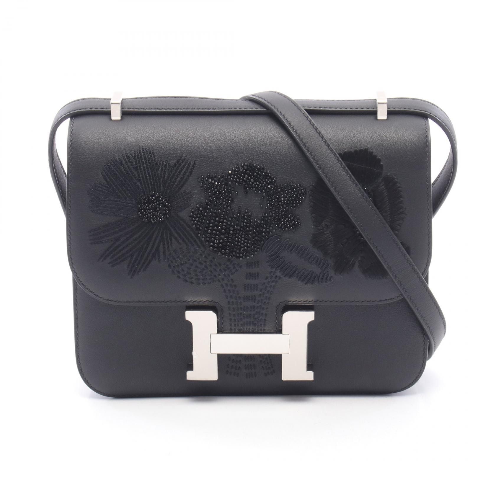 Hermes Hermes Hermes Constance3 Mini VoSwift Leather Shoulder Bag Leather Shoulder Bag Stamp W (2024) DUTY FREE for USA Size ONE SIZE - 1 Thumbnail