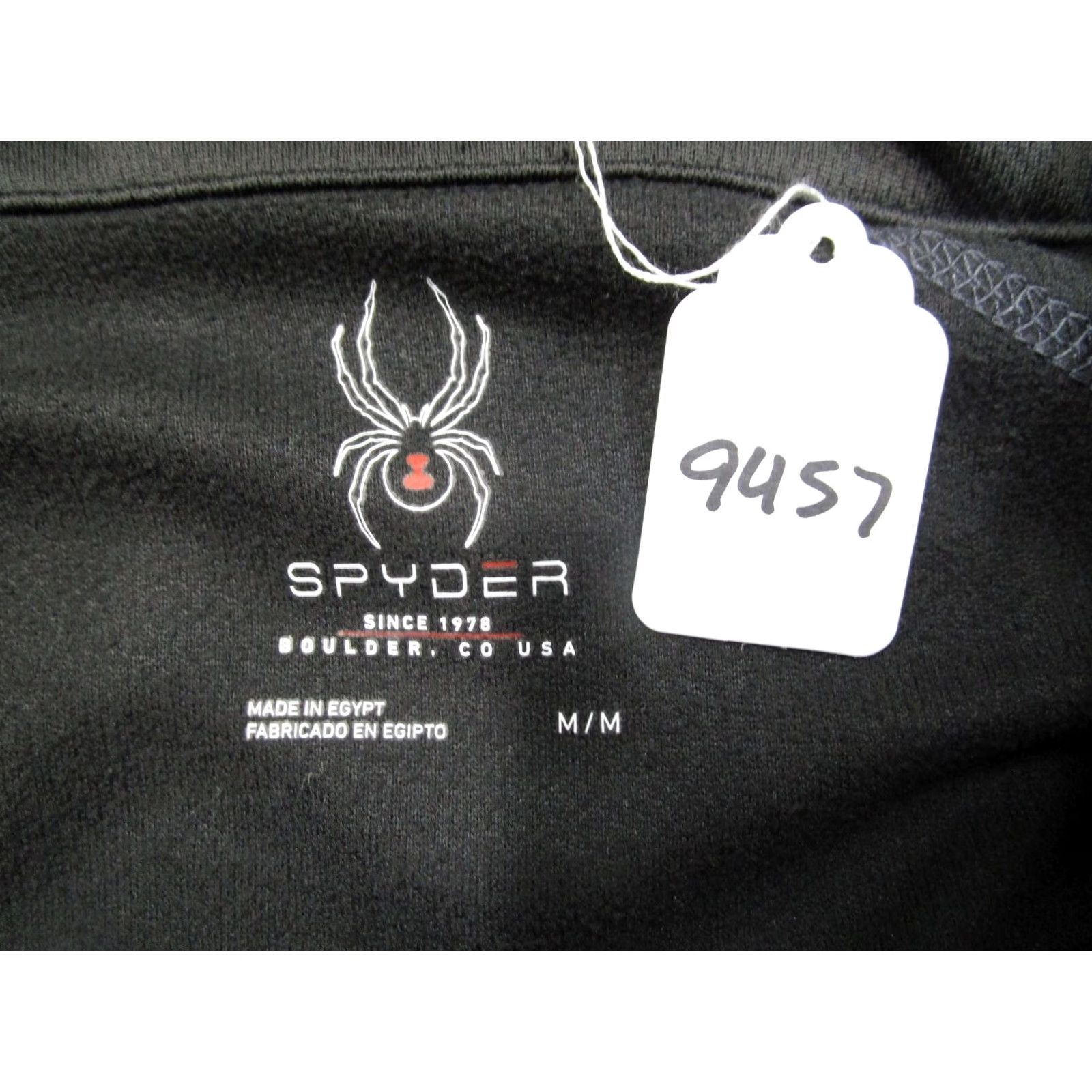 Spyder Spyder Pullover Men M Black 1/4 Zip Active Training Run Gym Knit Polyester Logo Regular Long Sleeve Vintage? No Size US M / EU 48-50 / 2 - 8 Thumbnail