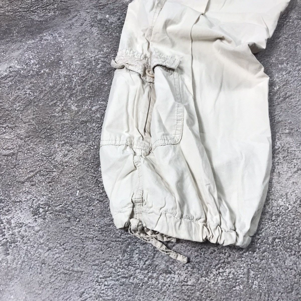 Vintage Vintage 90s Baggy Cargo Parachute Pants Streetwear Faded 29 Size 29" - 4 Thumbnail