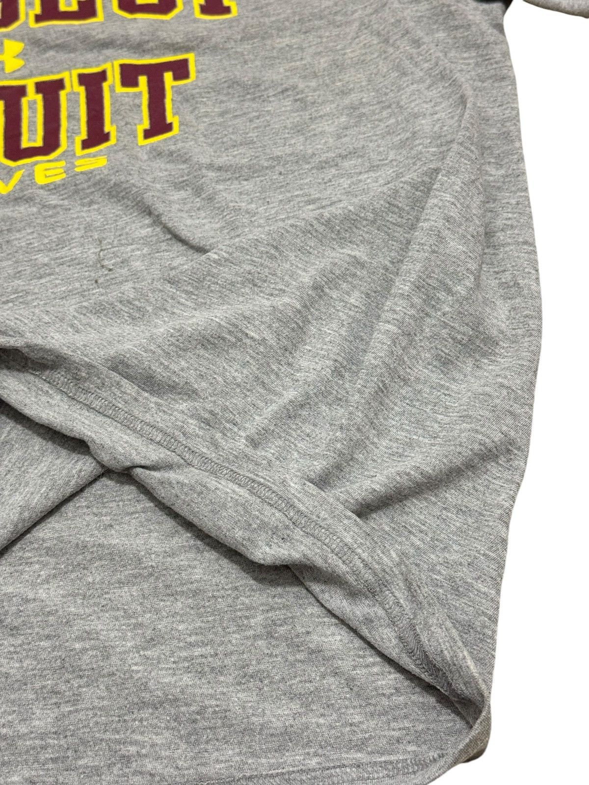 Under Armour × Vintage UNDER ARMOUR COLLAB BREBEUF JESUIT 100% POLYESTER TEE Size US L / EU 52-54 / 3 - 5 Thumbnail