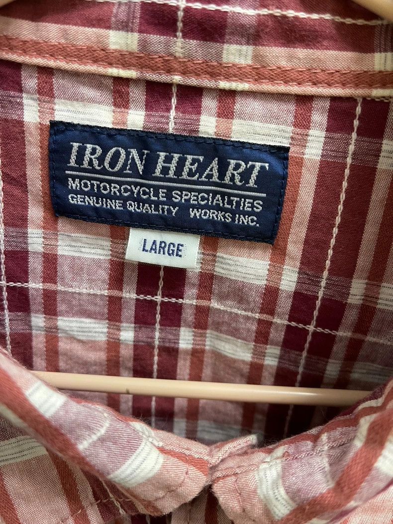 Iron Heart Iron Heart Plaid workwear shirt -DMC Size US L / EU 52-54 / 3 - 2 Thumbnail